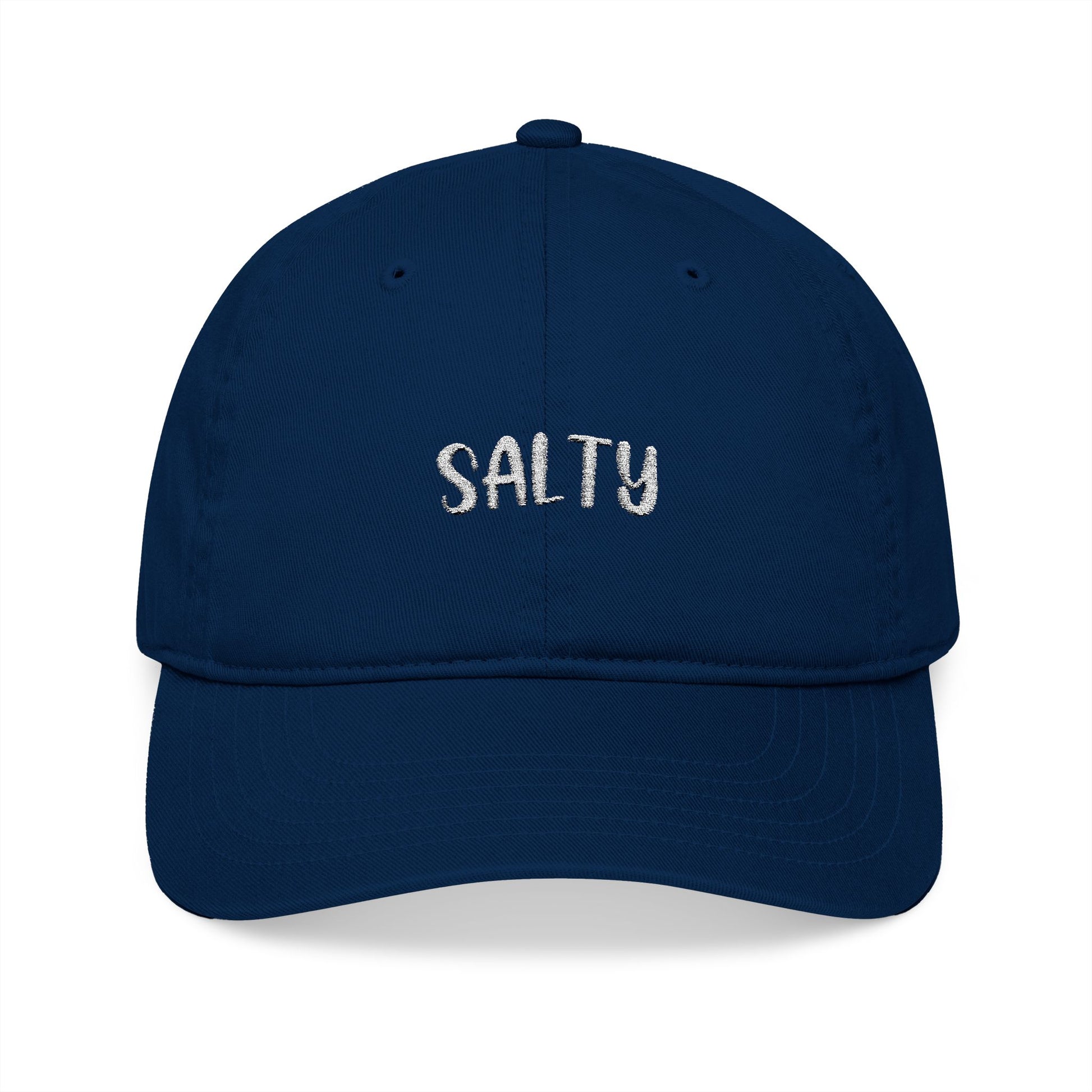 Salty Embroidery Organic Baseball Cap - Canvasses