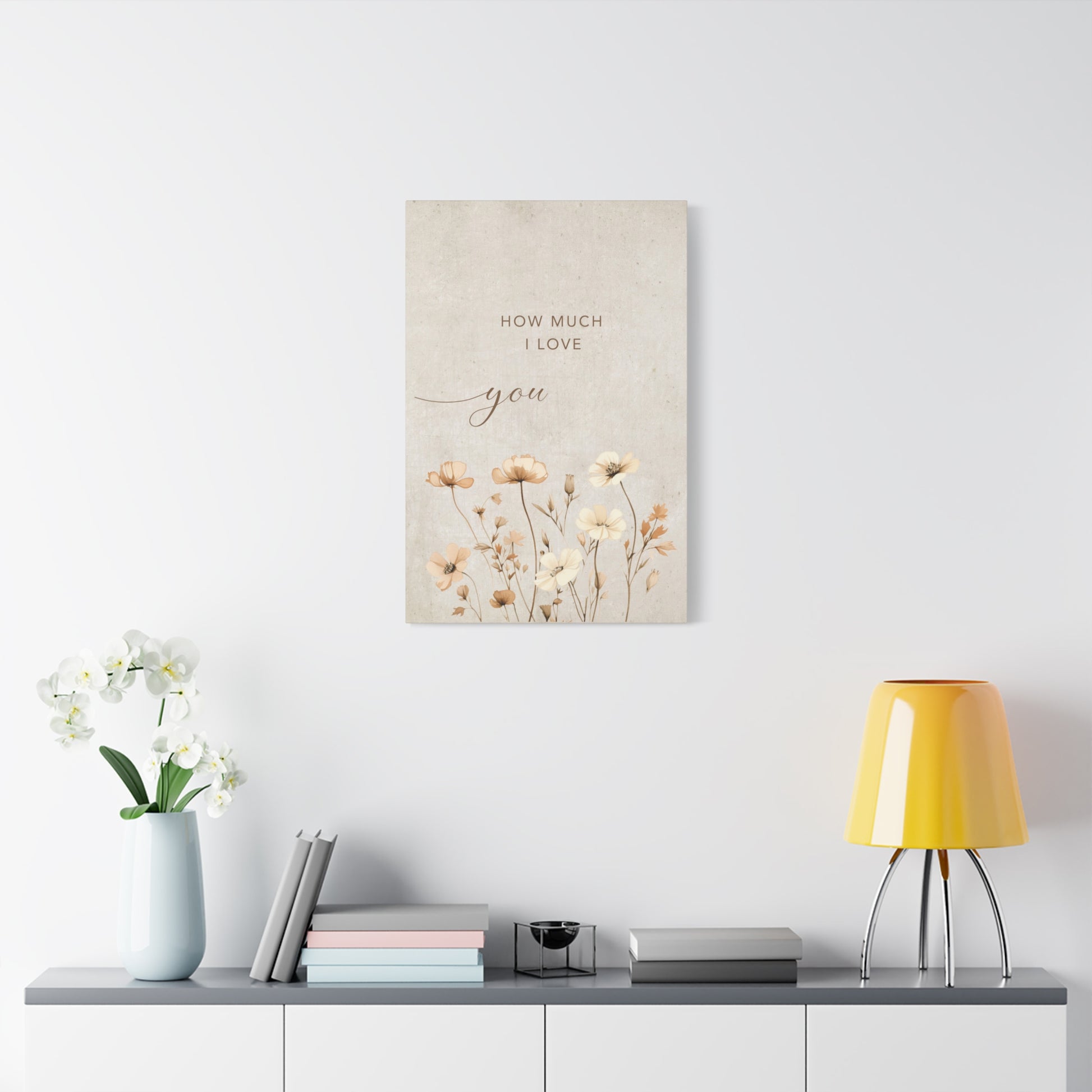 Dearest Wildflower II Canvas Wall Art Vertical - Canvasses