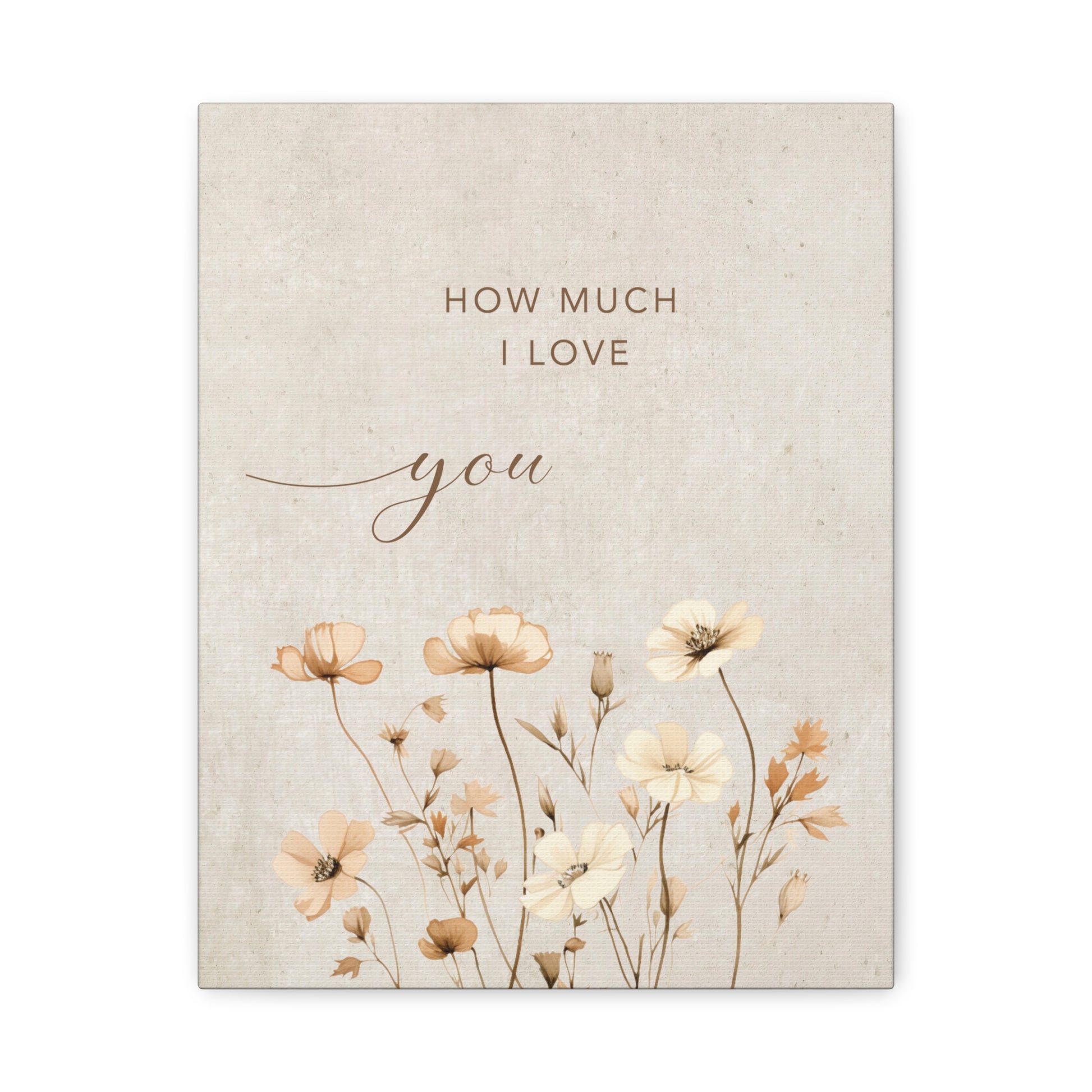 Dearest Wildflower II Canvas Wall Art Vertical - Canvasses
