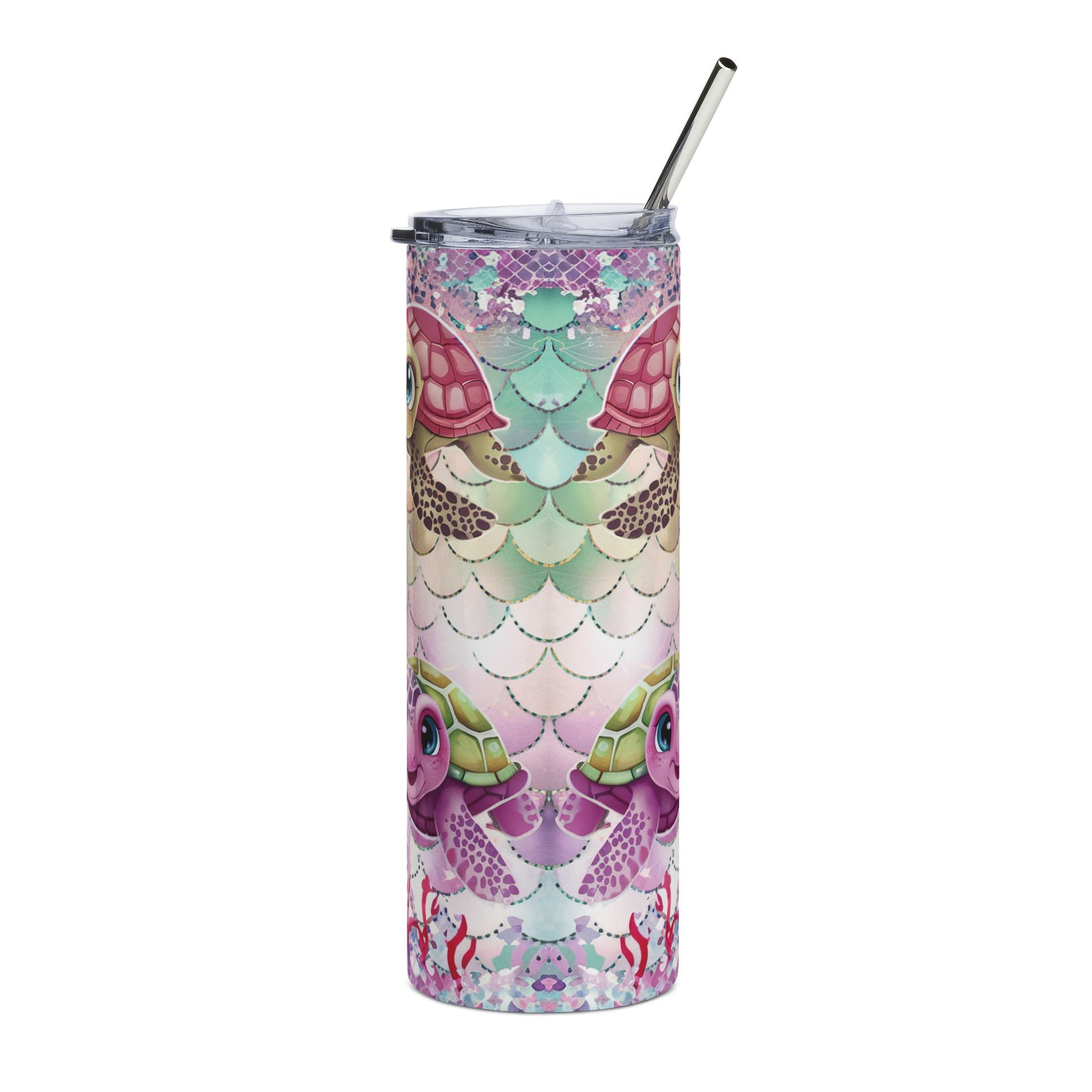 Turtle Dreams 20 oz Skinny Tumbler - Canvasses