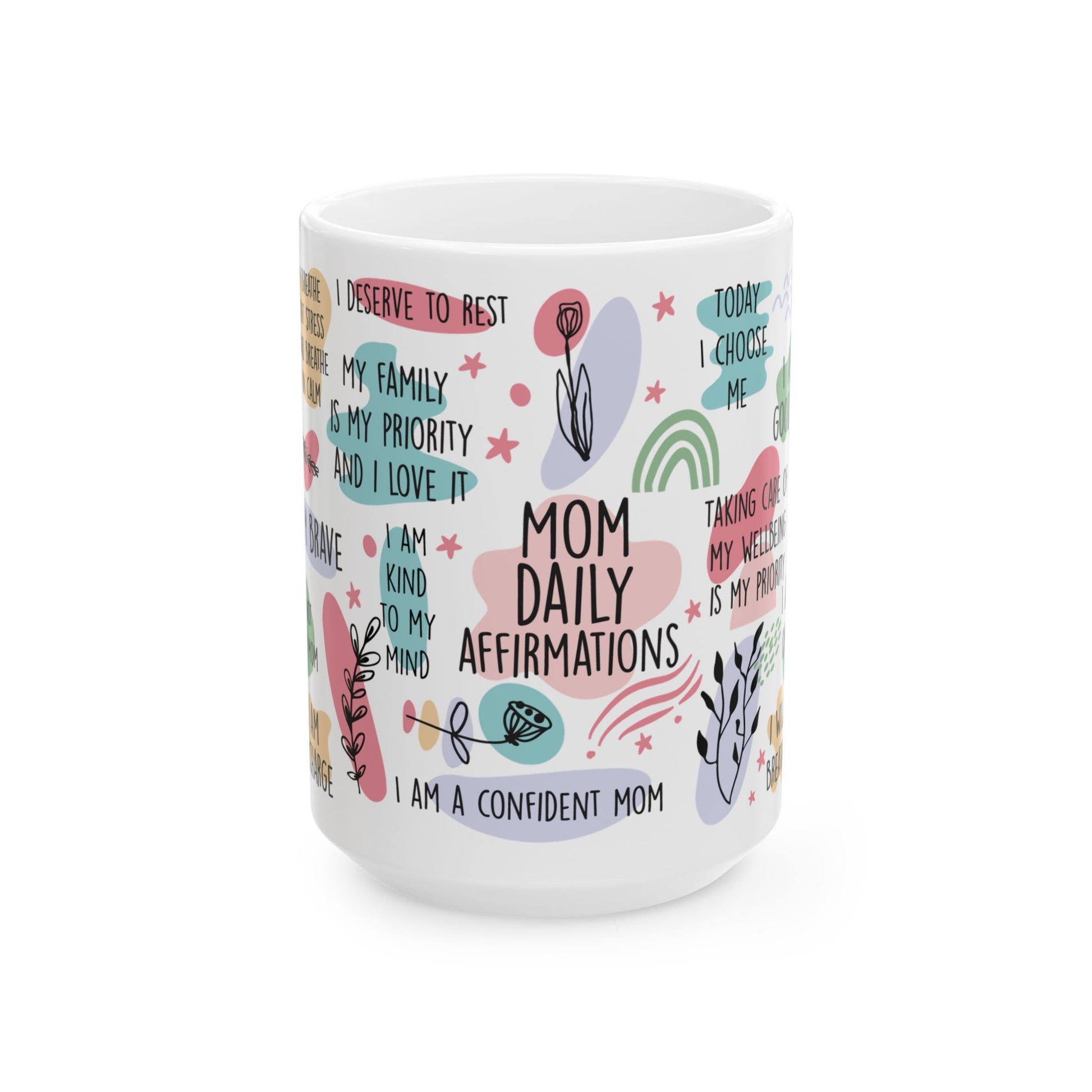 Mom Daily Affirmations Coffee Mug - Canvasses