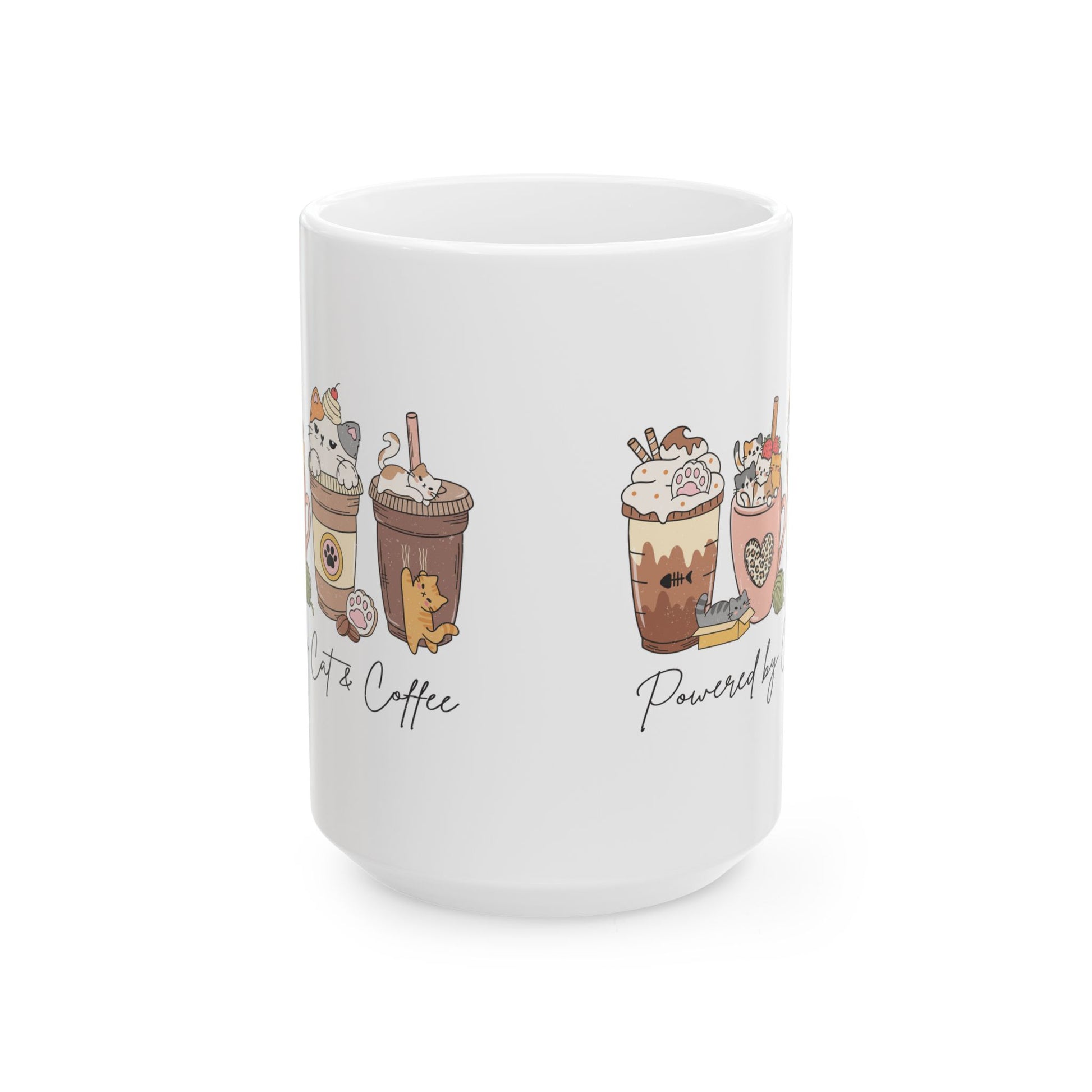 Powered by Cats Coffee Mug - Canvasses