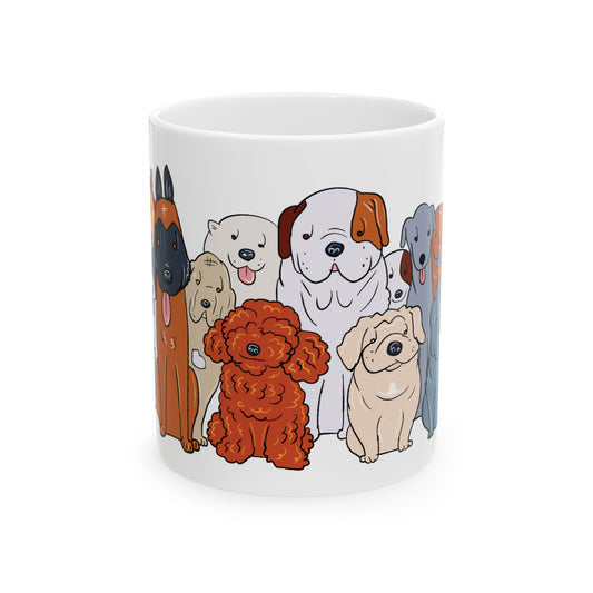 Dog Family Coffee Mug - Canvasses
