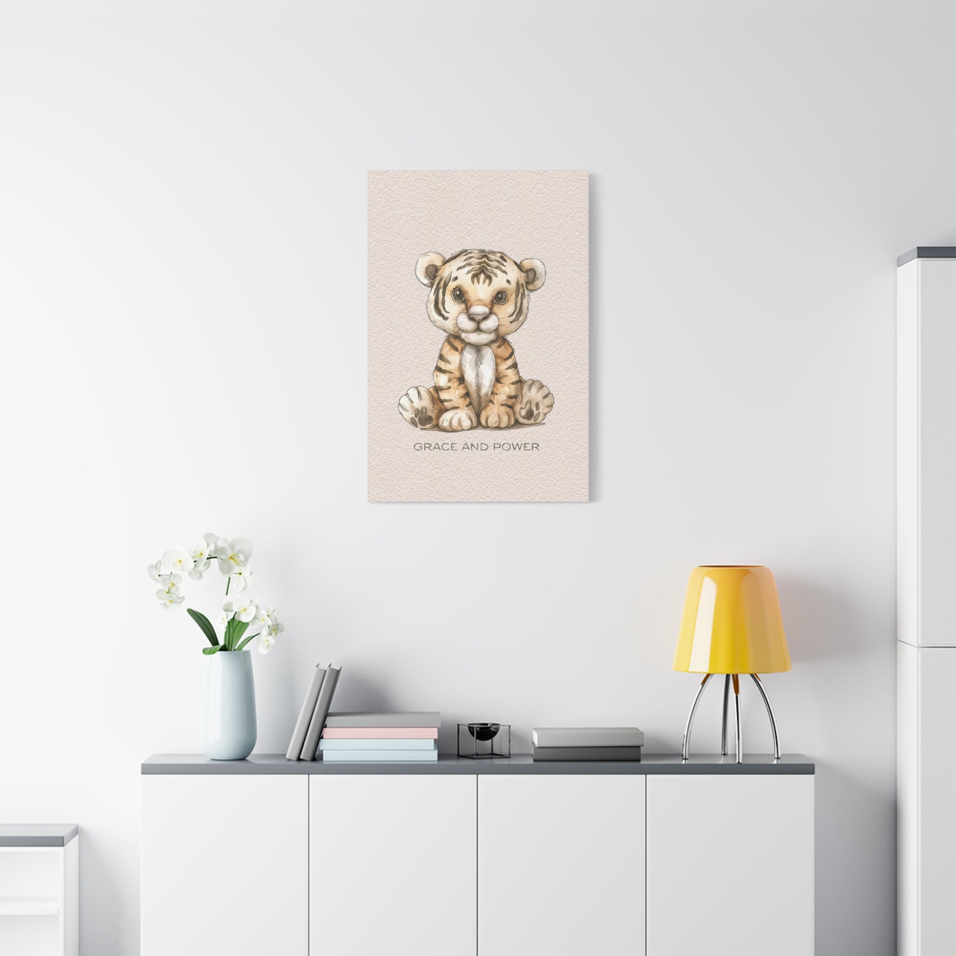 Grace and Power Canvas Wall Art Vertical - Canvasses