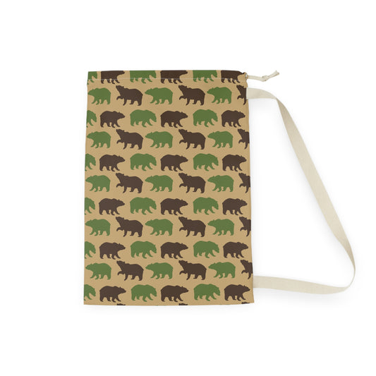 Moss Bears Laundry Bag - Canvasses