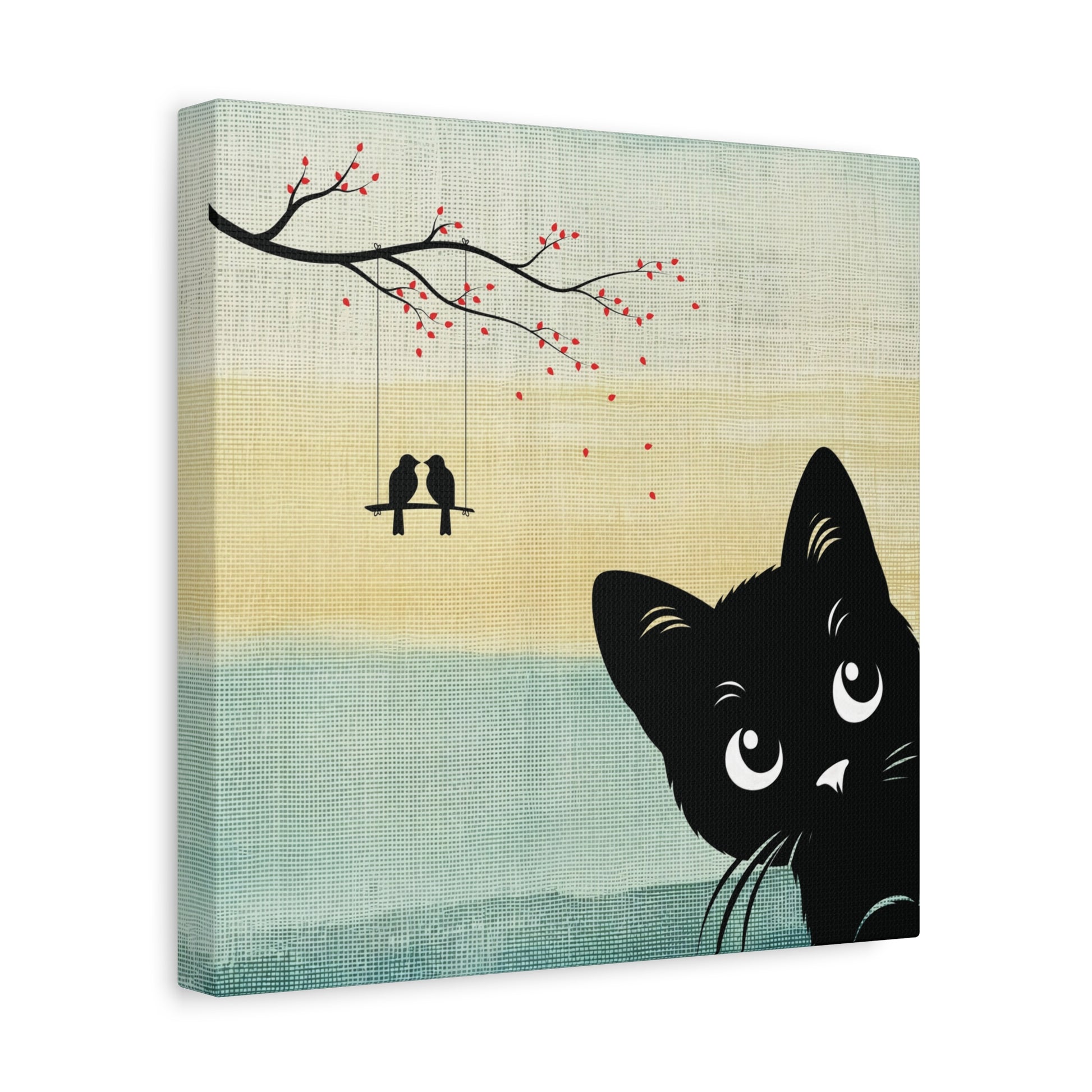 Peekaboo Canvas Wall Art Square - Canvasses