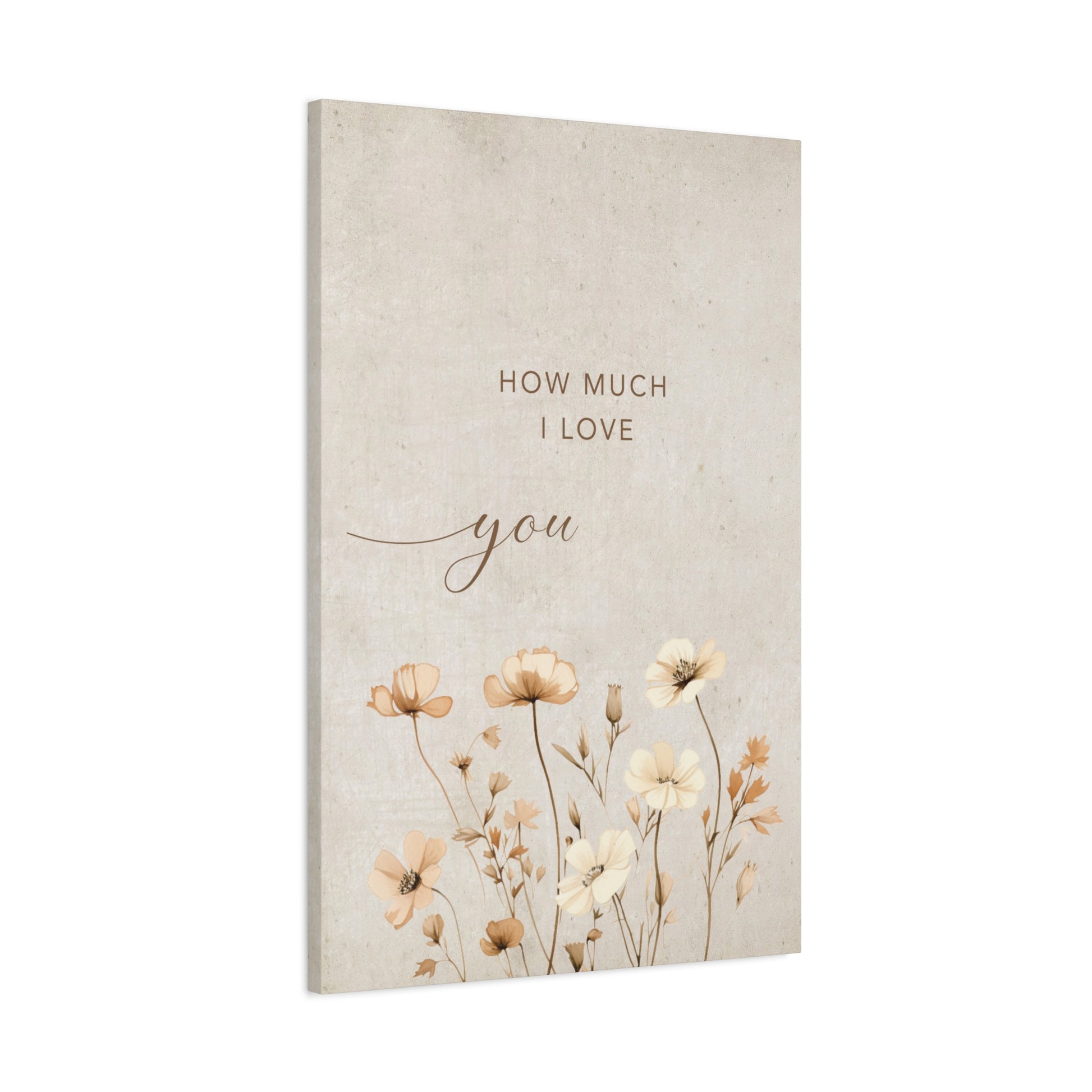 Dearest Wildflower II Canvas Wall Art Vertical - Canvasses