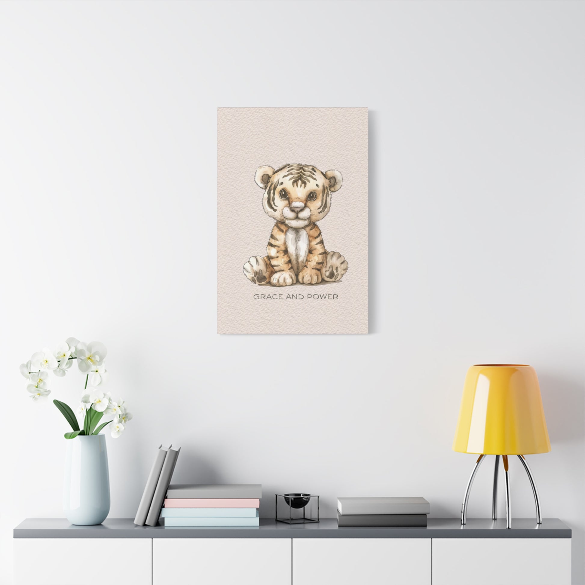 Grace and Power Canvas Wall Art Vertical - Canvasses