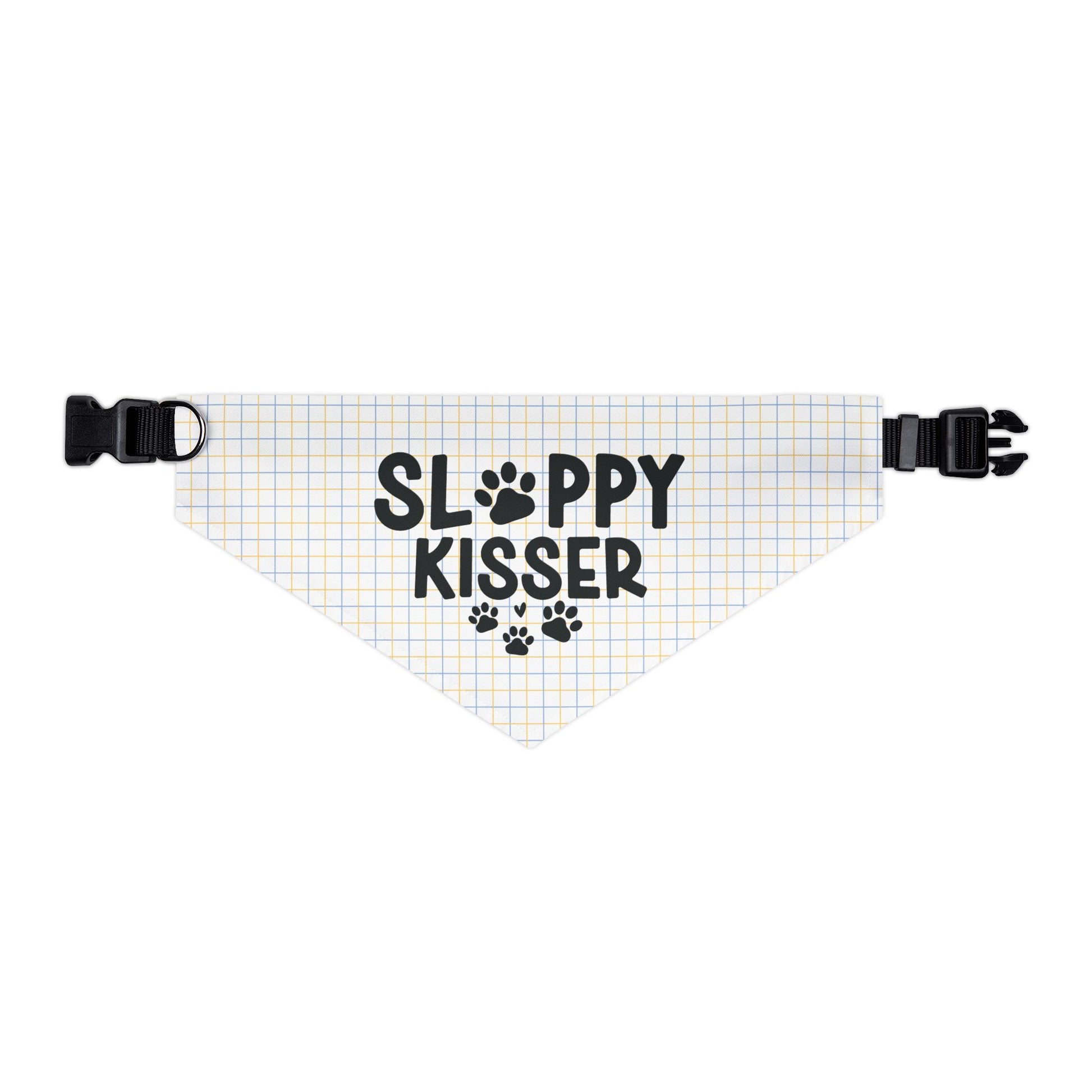 Sloppy Kisser Pet Bandana Collar - Canvasses