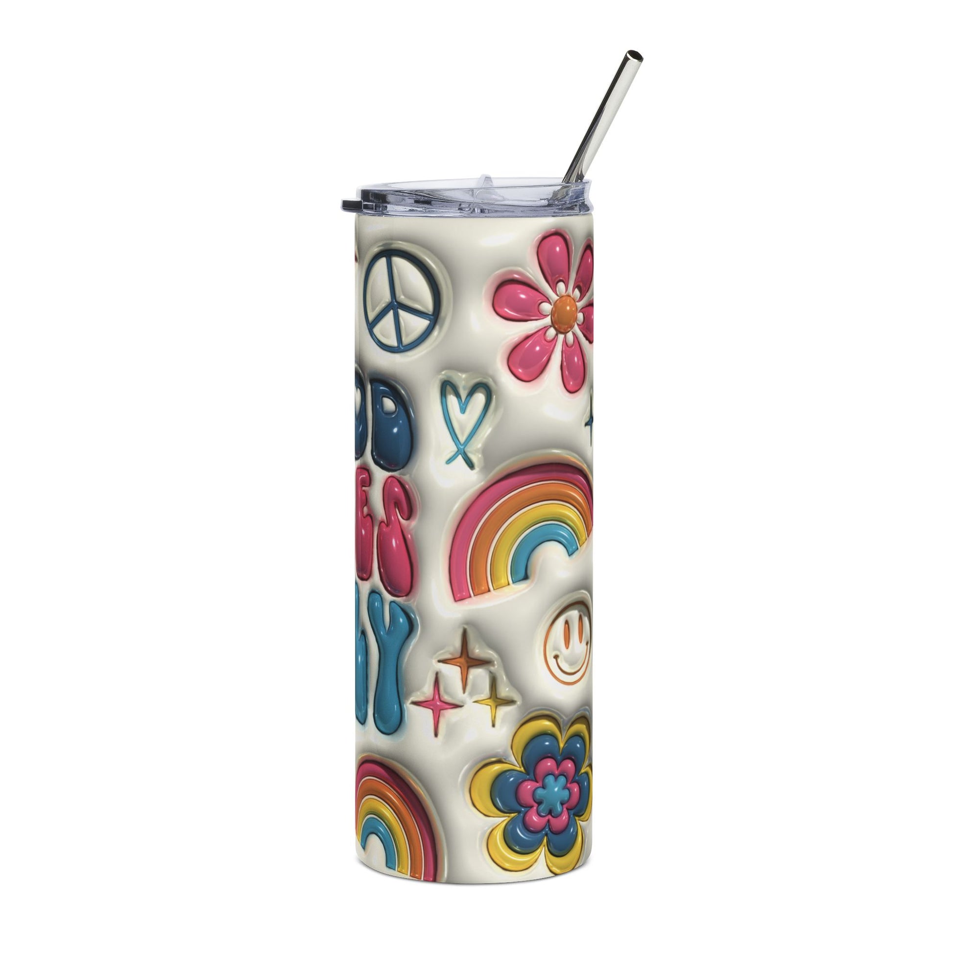 Good Vibes Only 20oz Skinny Tumbler - Canvasses