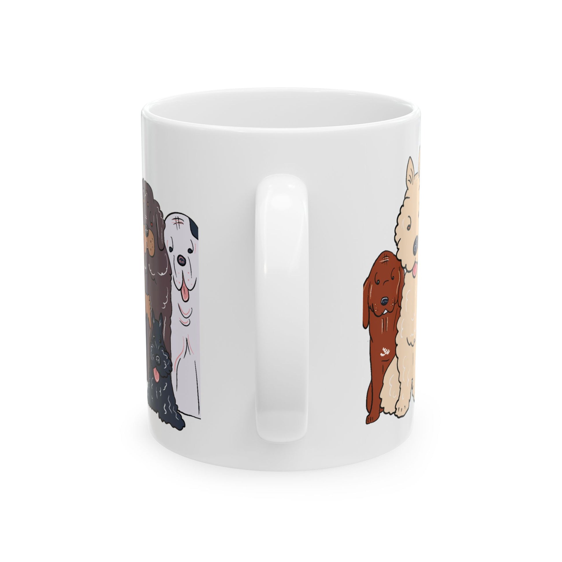Dog Family Coffee Mug - Canvasses
