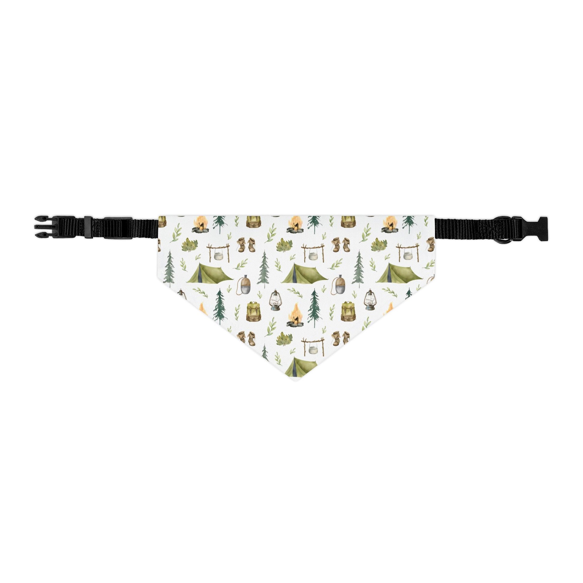 Camping Gear Pet Bandana Collar - Canvasses