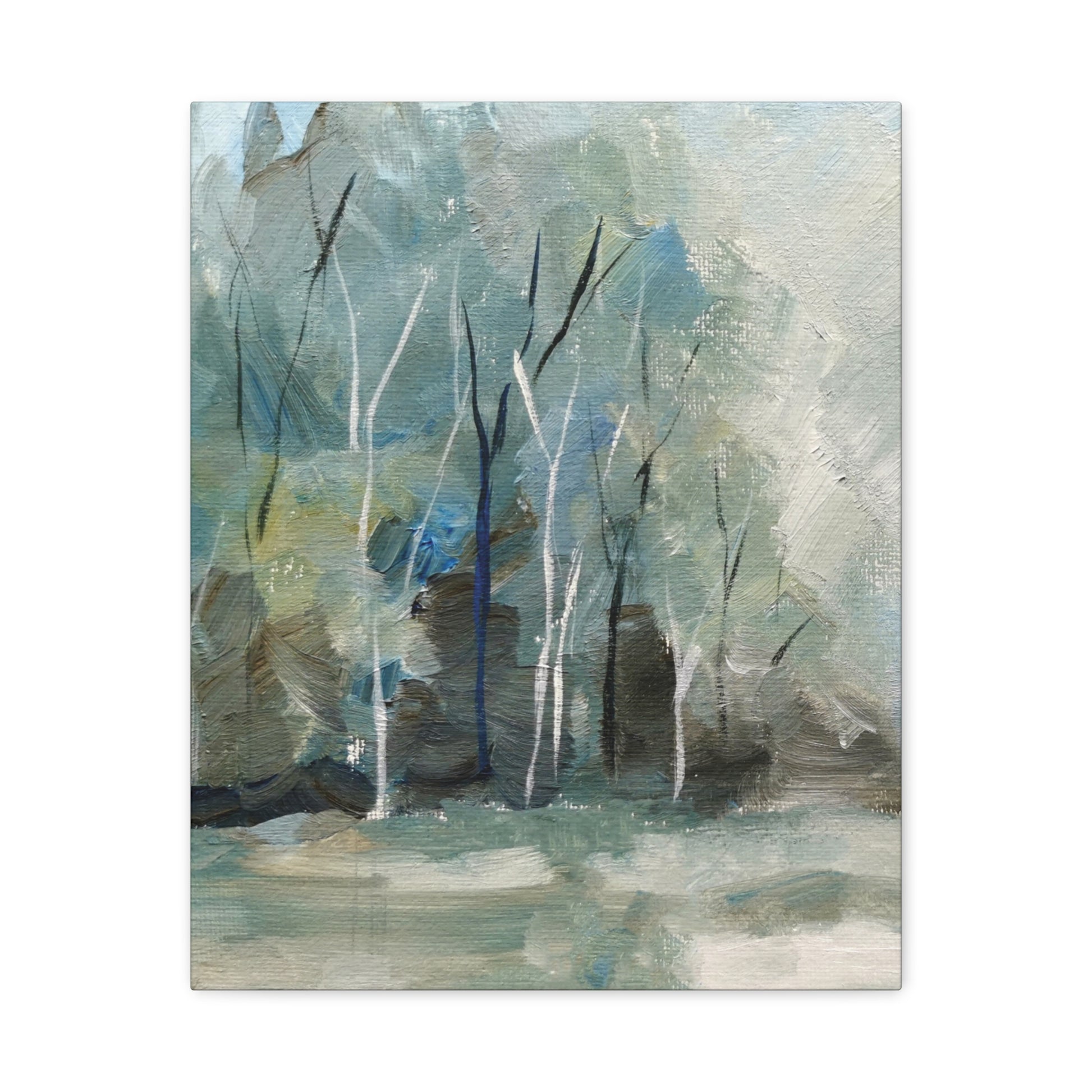 Faded Forest Canvas Wall Art Vertical - Canvasses
