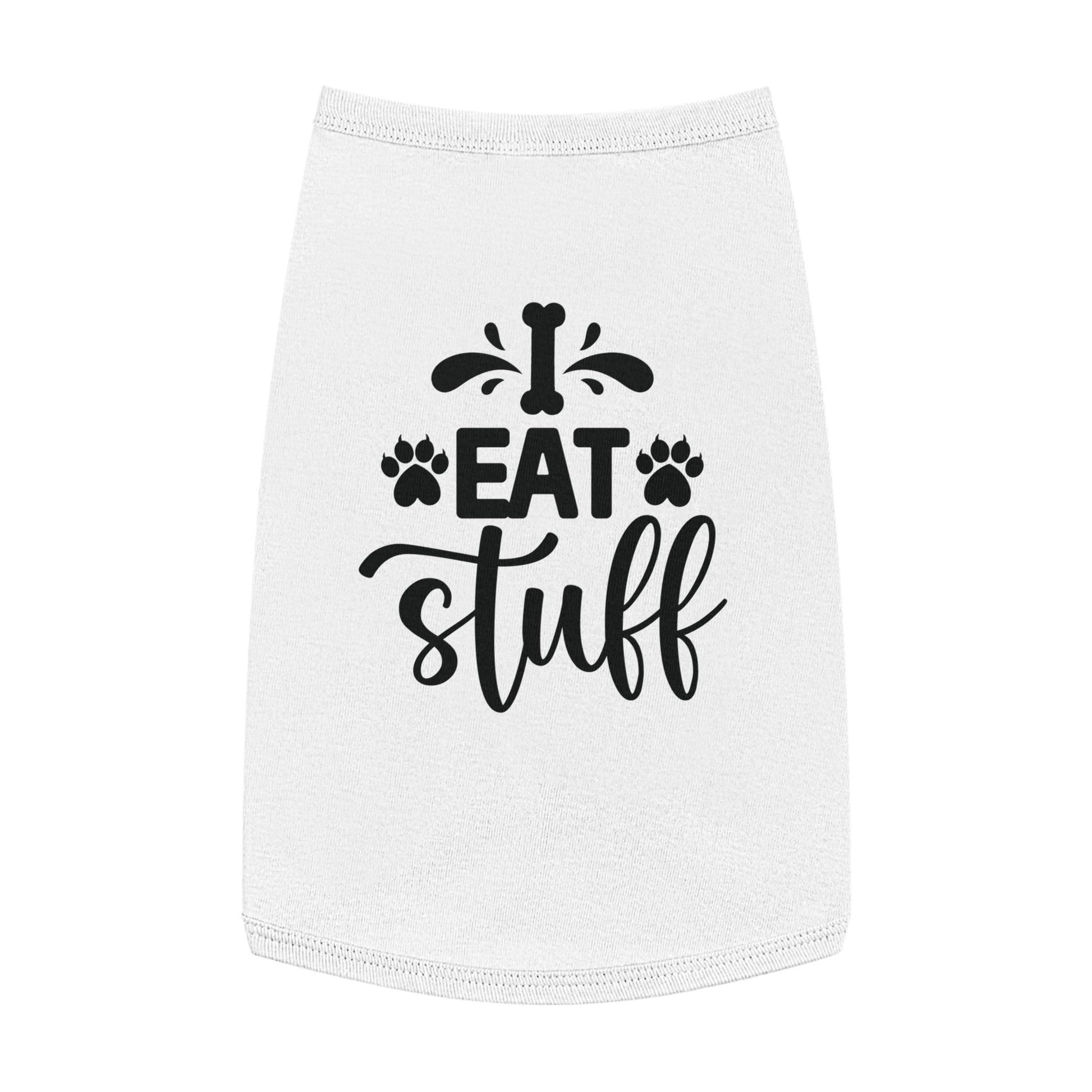 I Eat Stuff Pet Tank Top - Canvasses