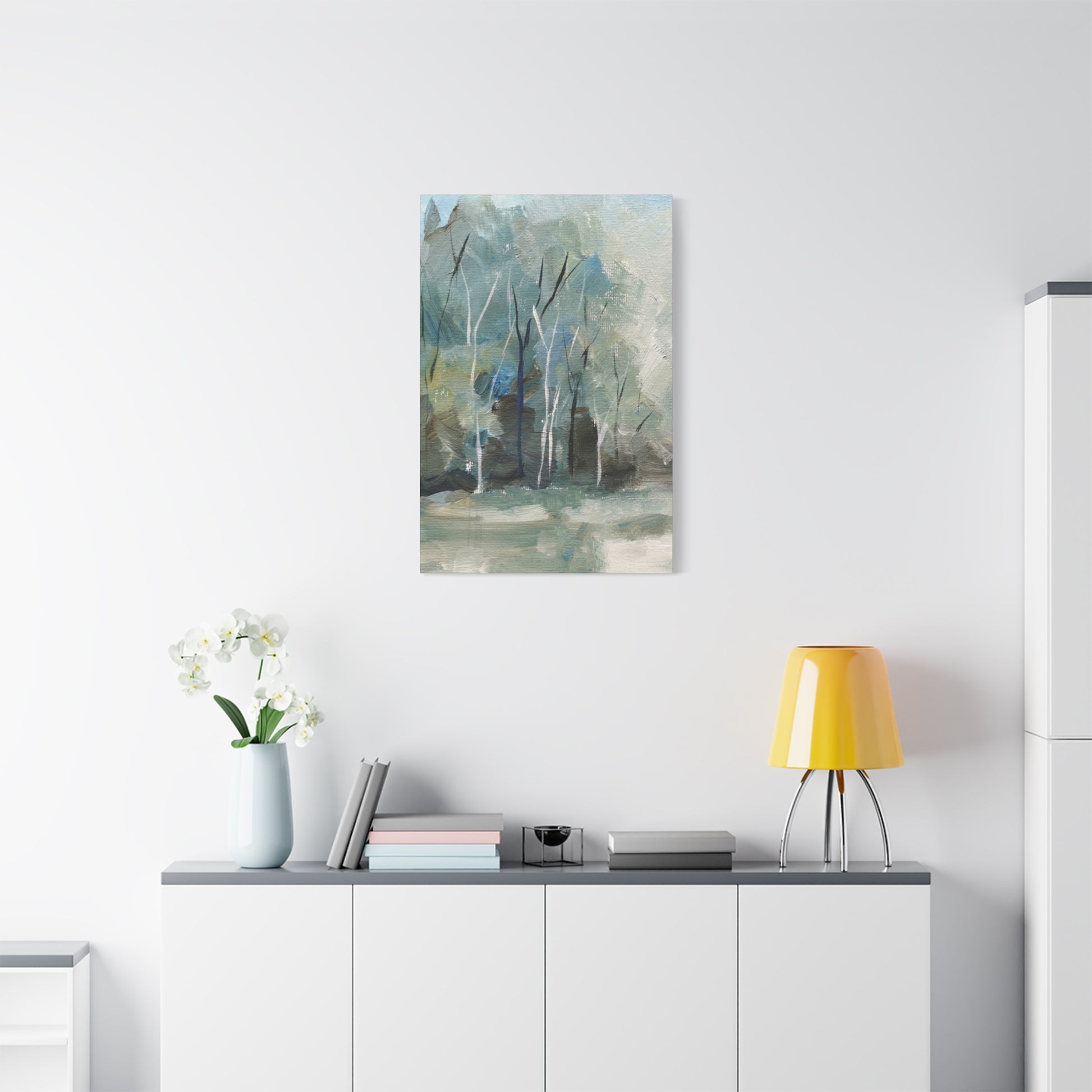 Faded Forest Canvas Wall Art Vertical - Canvasses