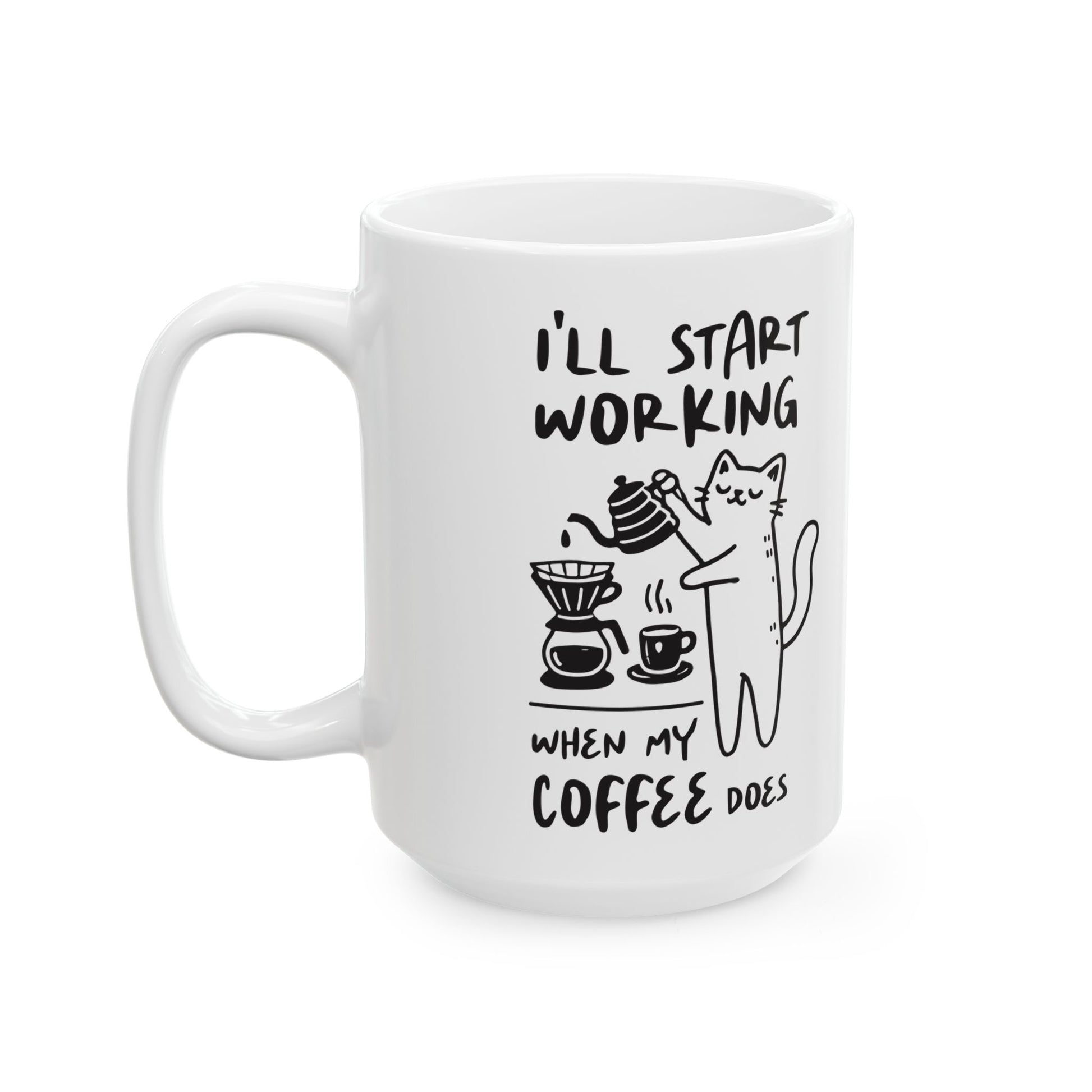 Cat & Raccoon Coffee Mug - Canvasses