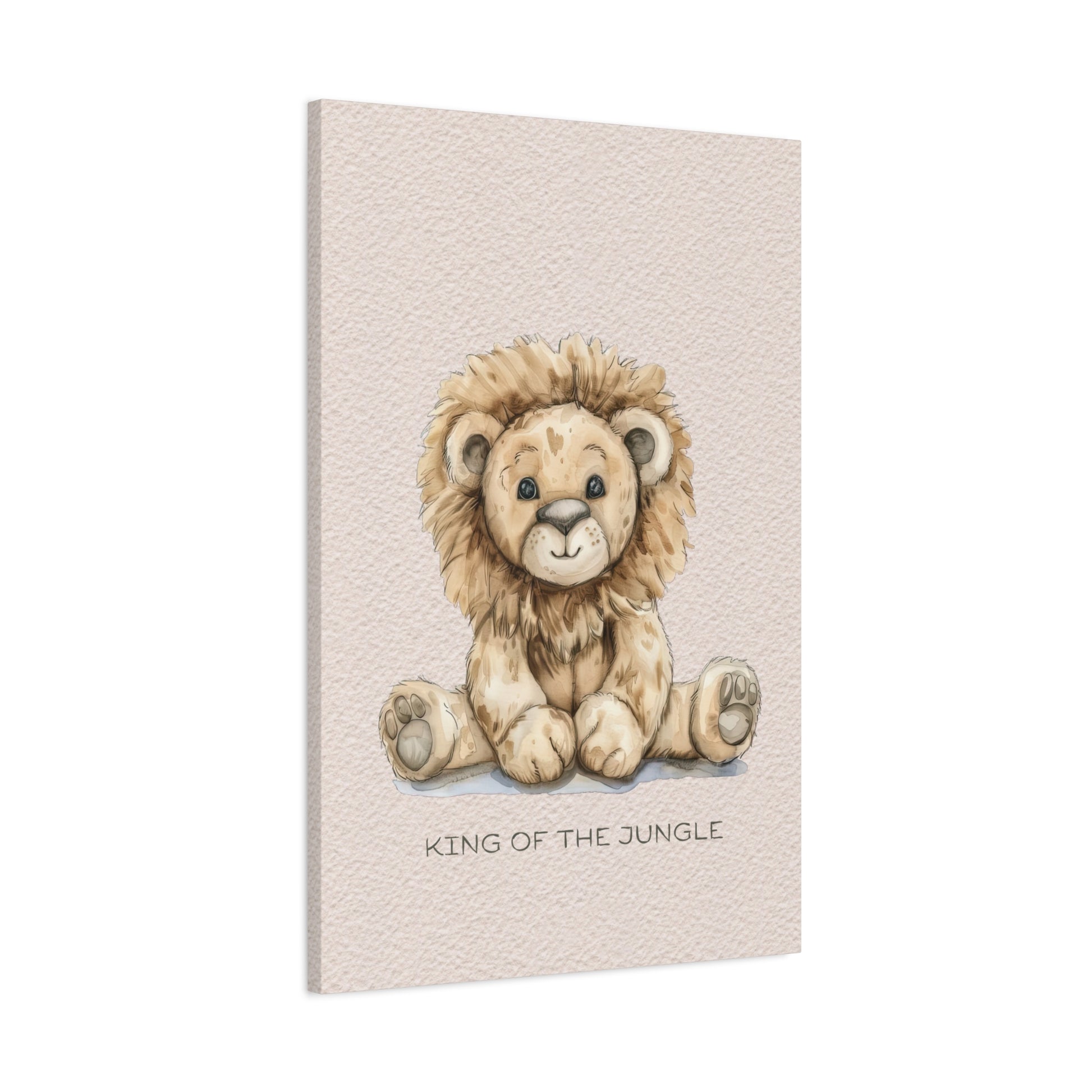 King of the Jungle Canvas Wall Art Vertical - Canvasses