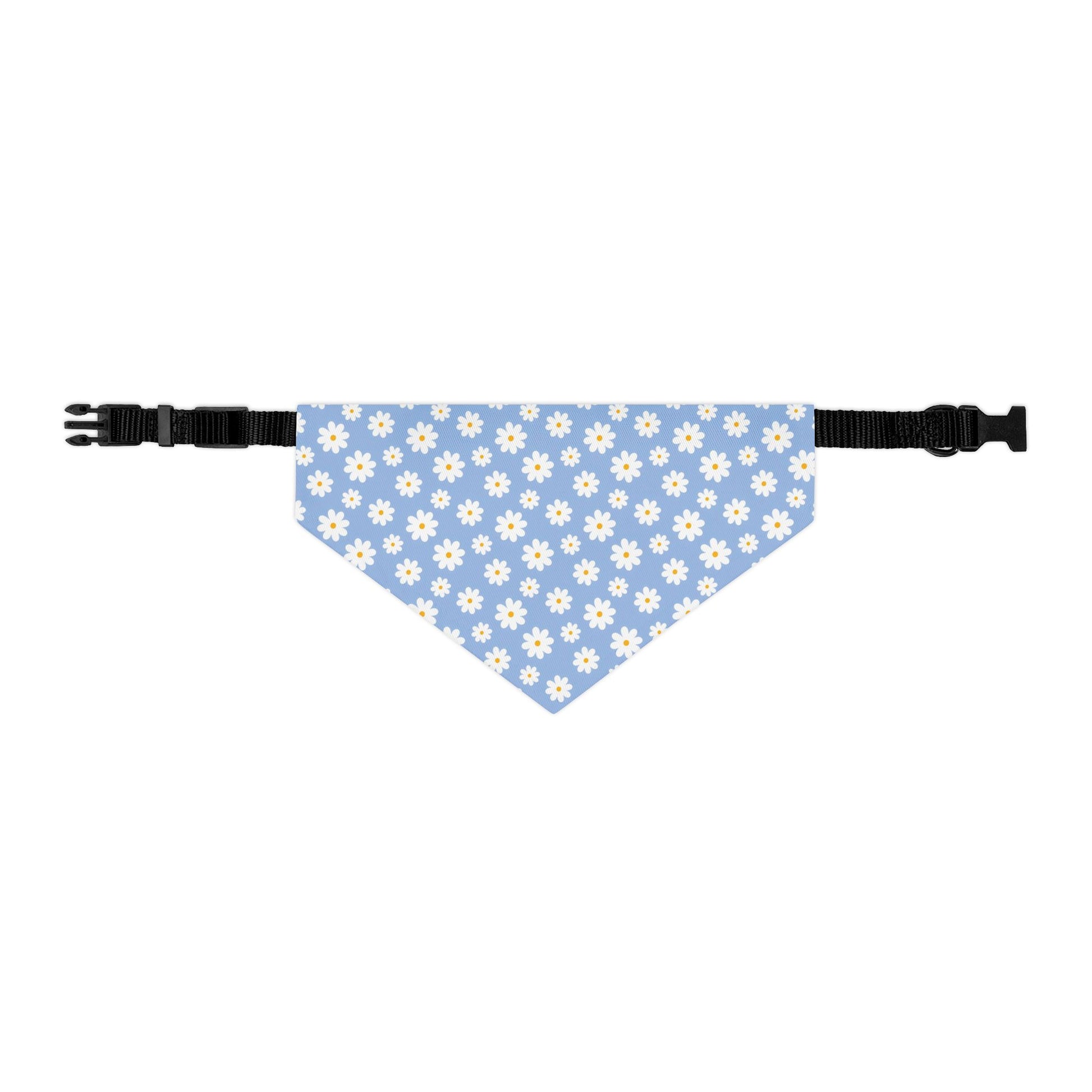 Blue Daisies Pet Bandana Collar - Canvasses