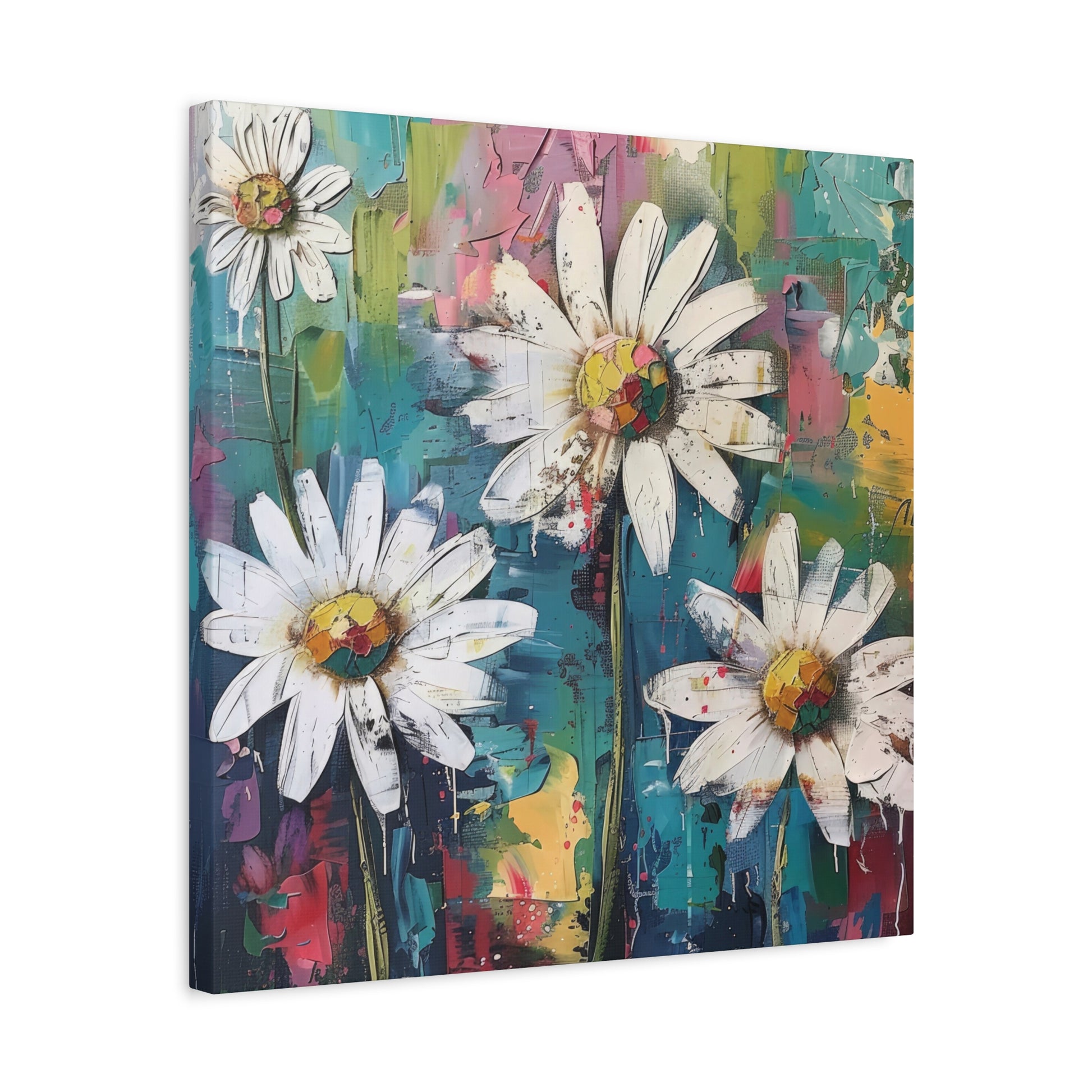 Daisy Daydream Canvas Wall Art Square - Canvasses