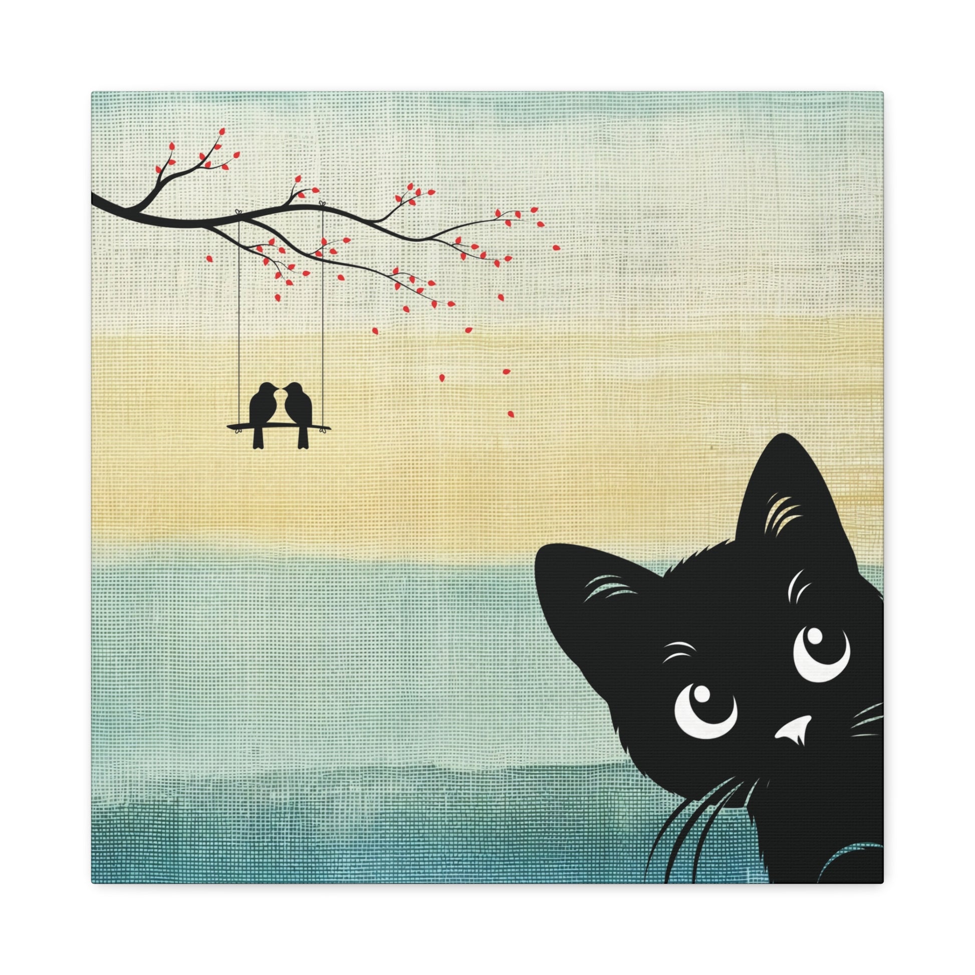 Peekaboo Canvas Wall Art Square - Canvasses