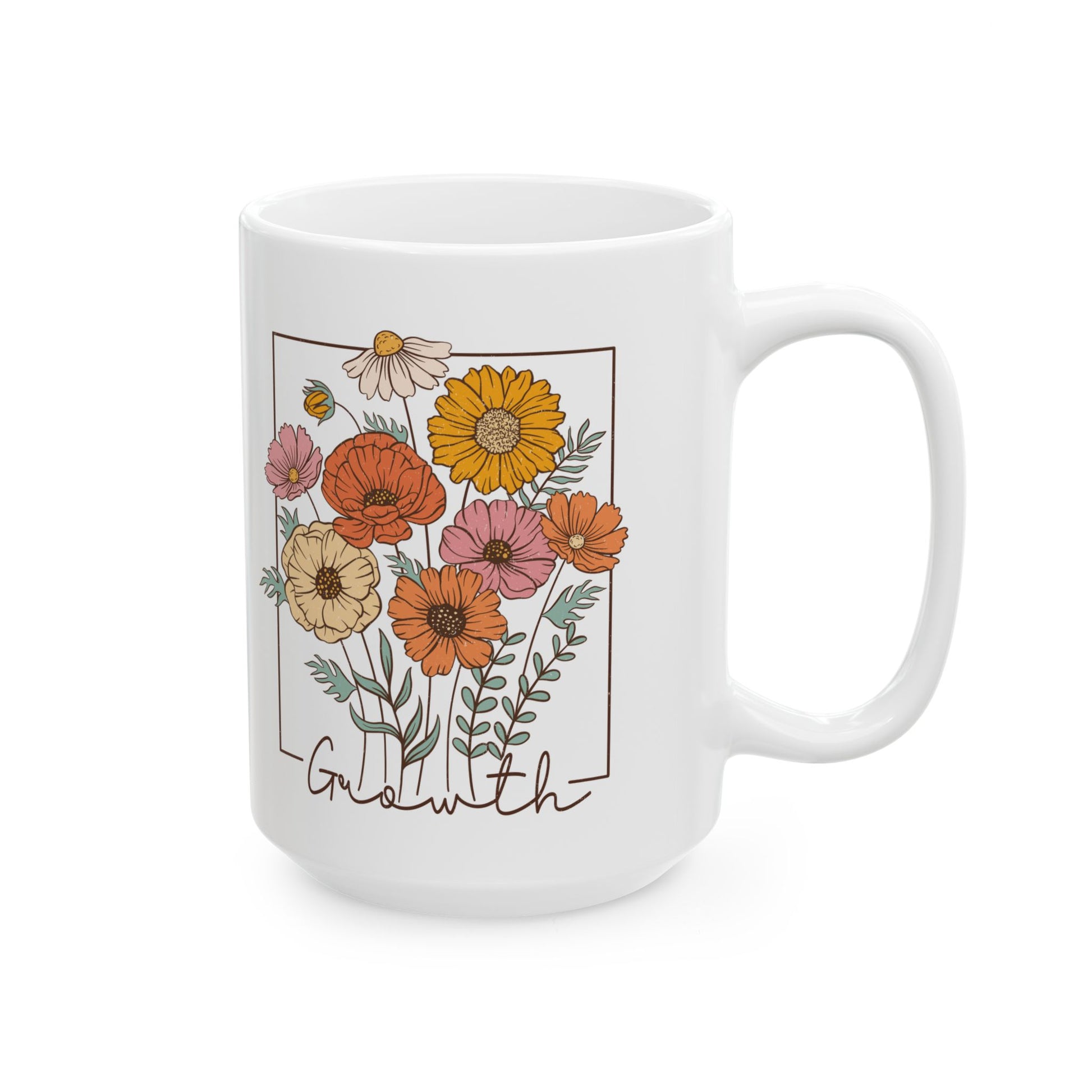 Vintage Wildflowers Coffee Mug - Canvasses