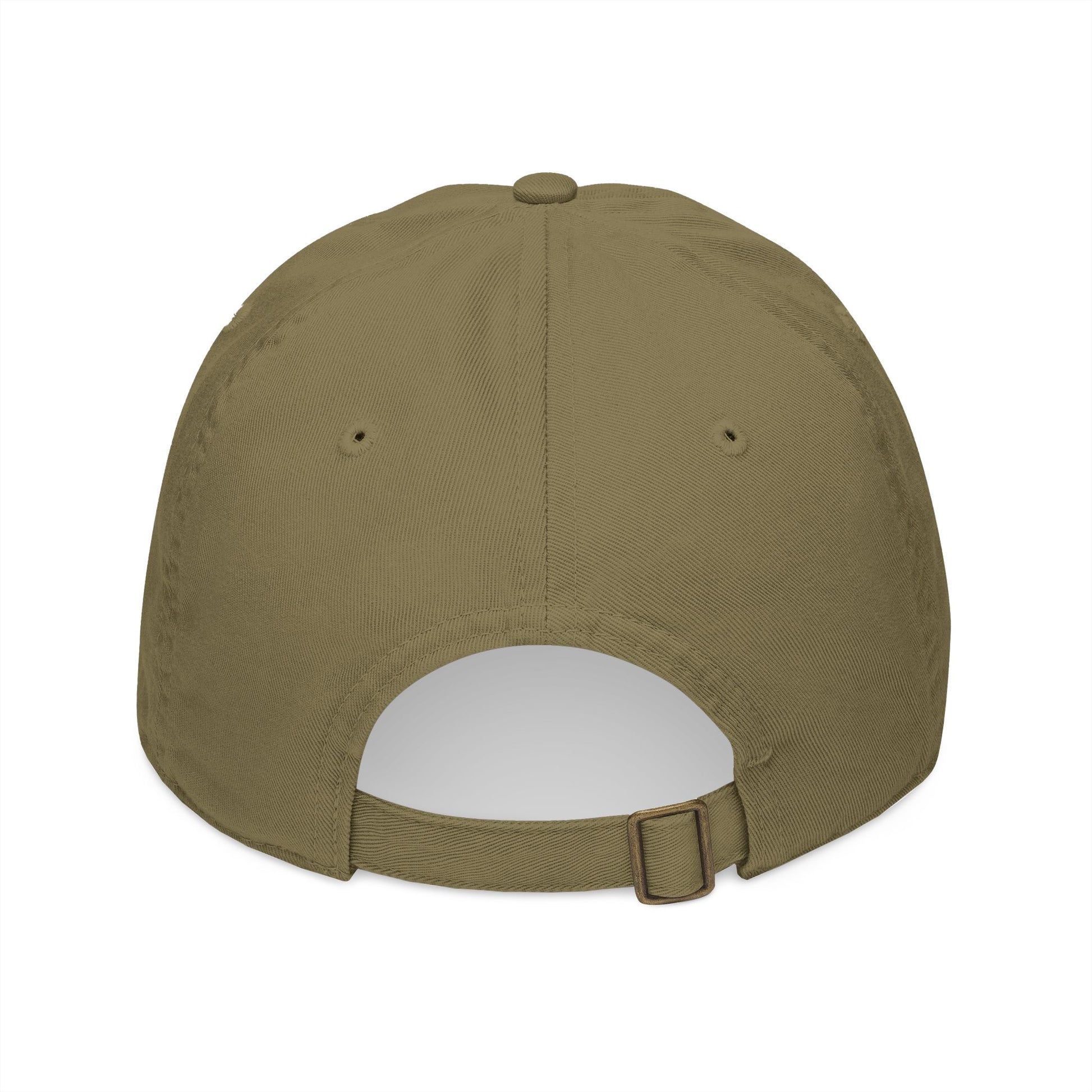 Baseball Art Embroidery Organic Baseball Cap - Canvasses