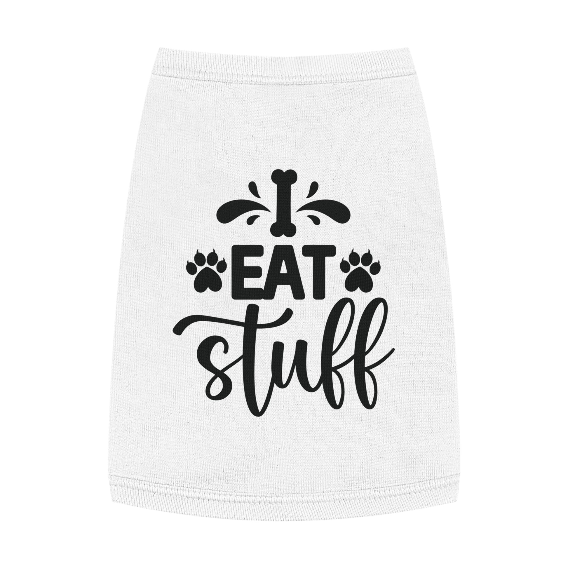 I Eat Stuff Pet Tank Top - Canvasses