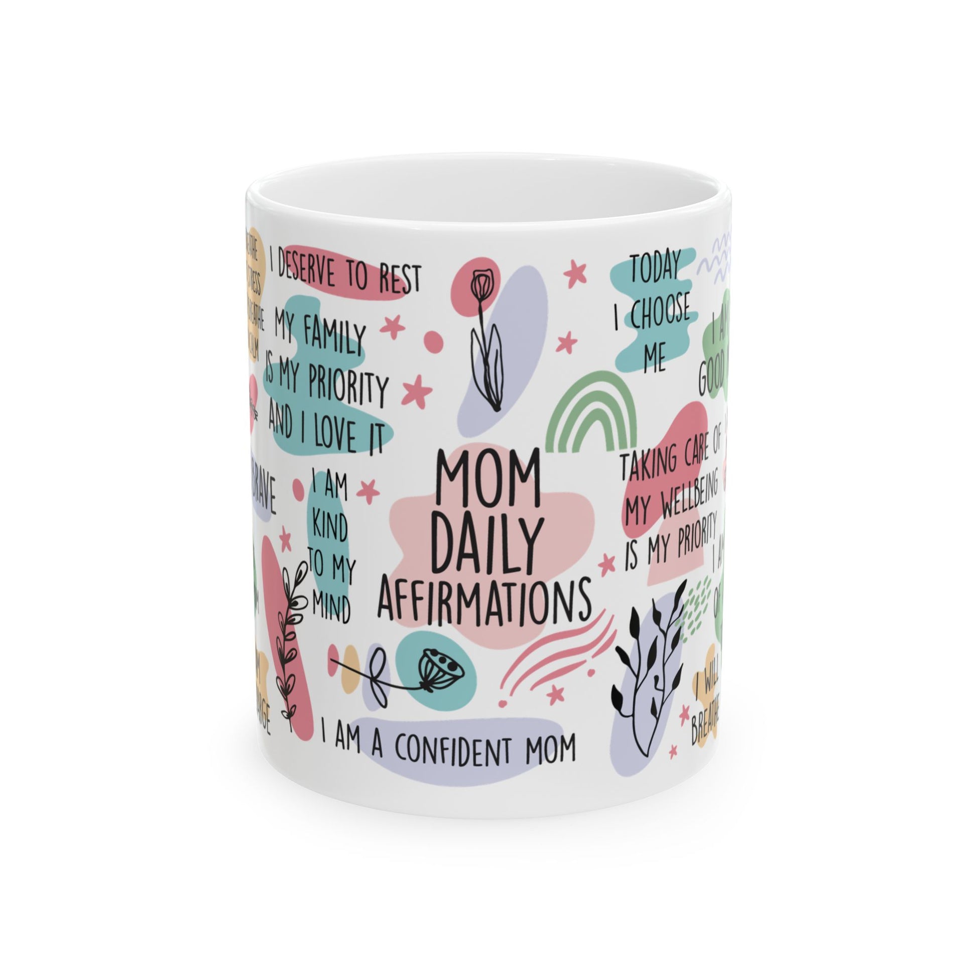 Mom Daily Affirmations Coffee Mug - Canvasses