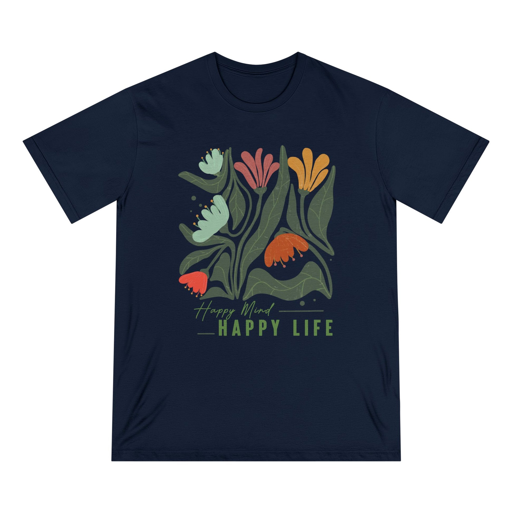 Boho Happy Life Women 100% Organic Cotton T-Shirt - Canvasses
