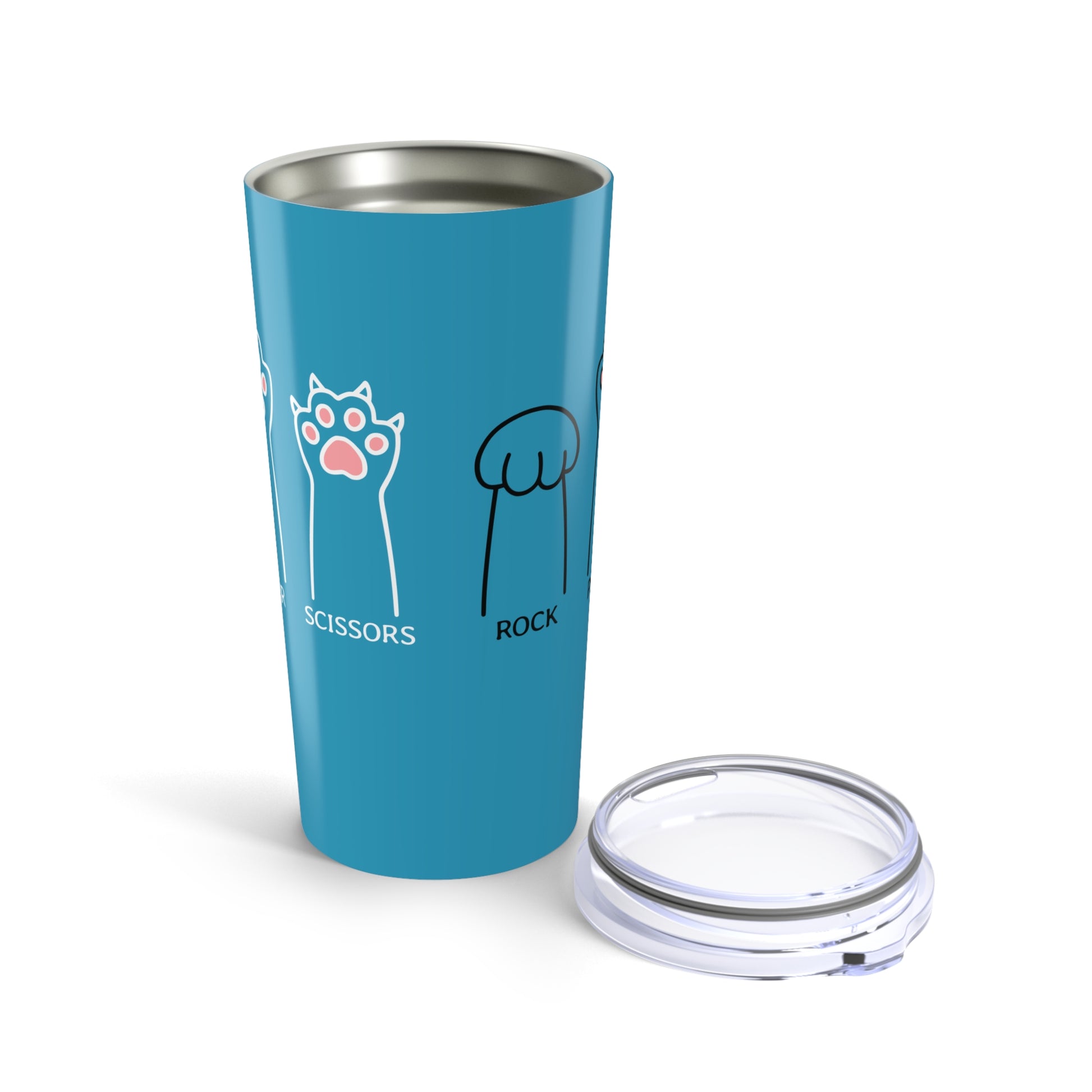 Rock Paper Scissors 20 oz Stainless Steel Tumbler - Canvasses