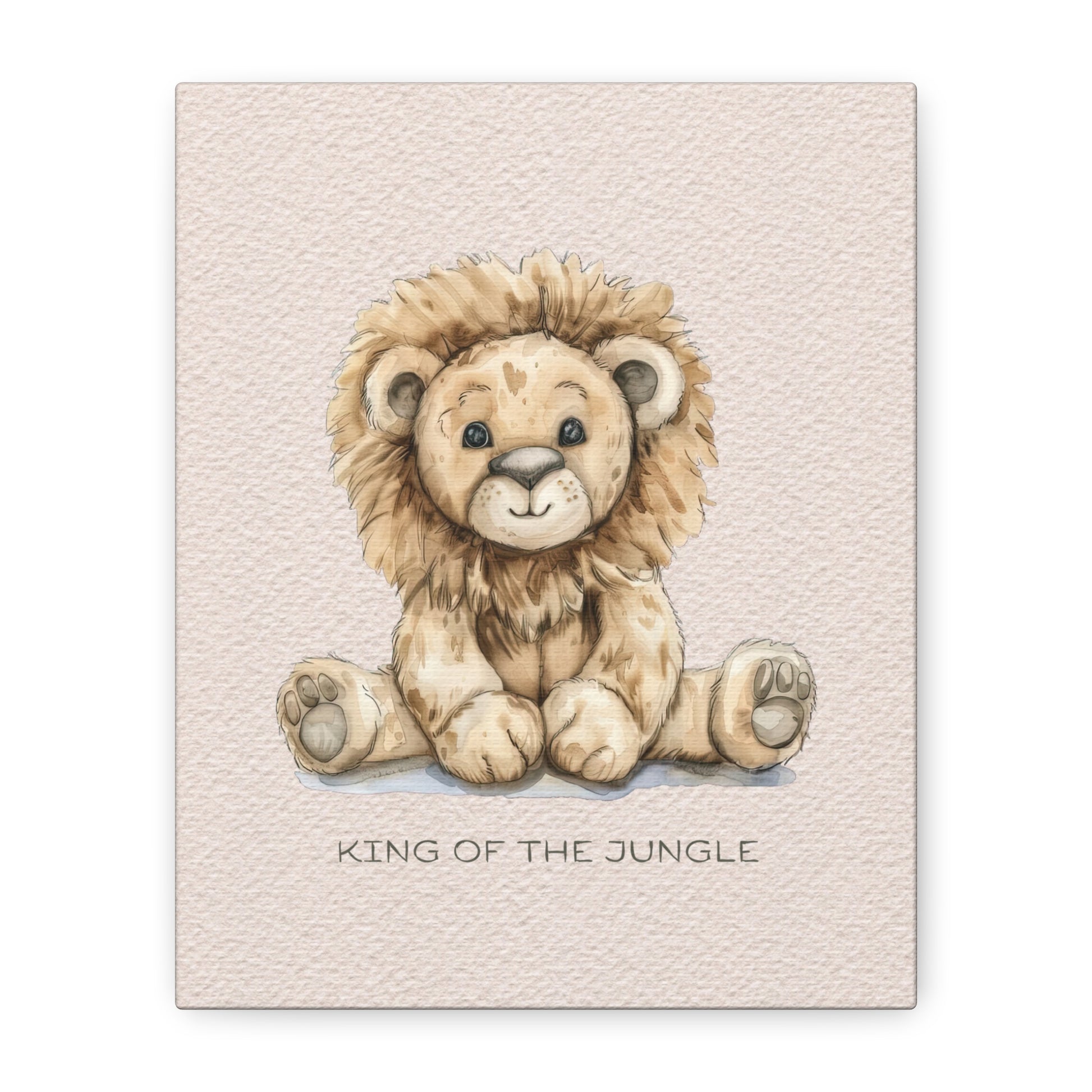 King of the Jungle Canvas Wall Art Vertical - Canvasses