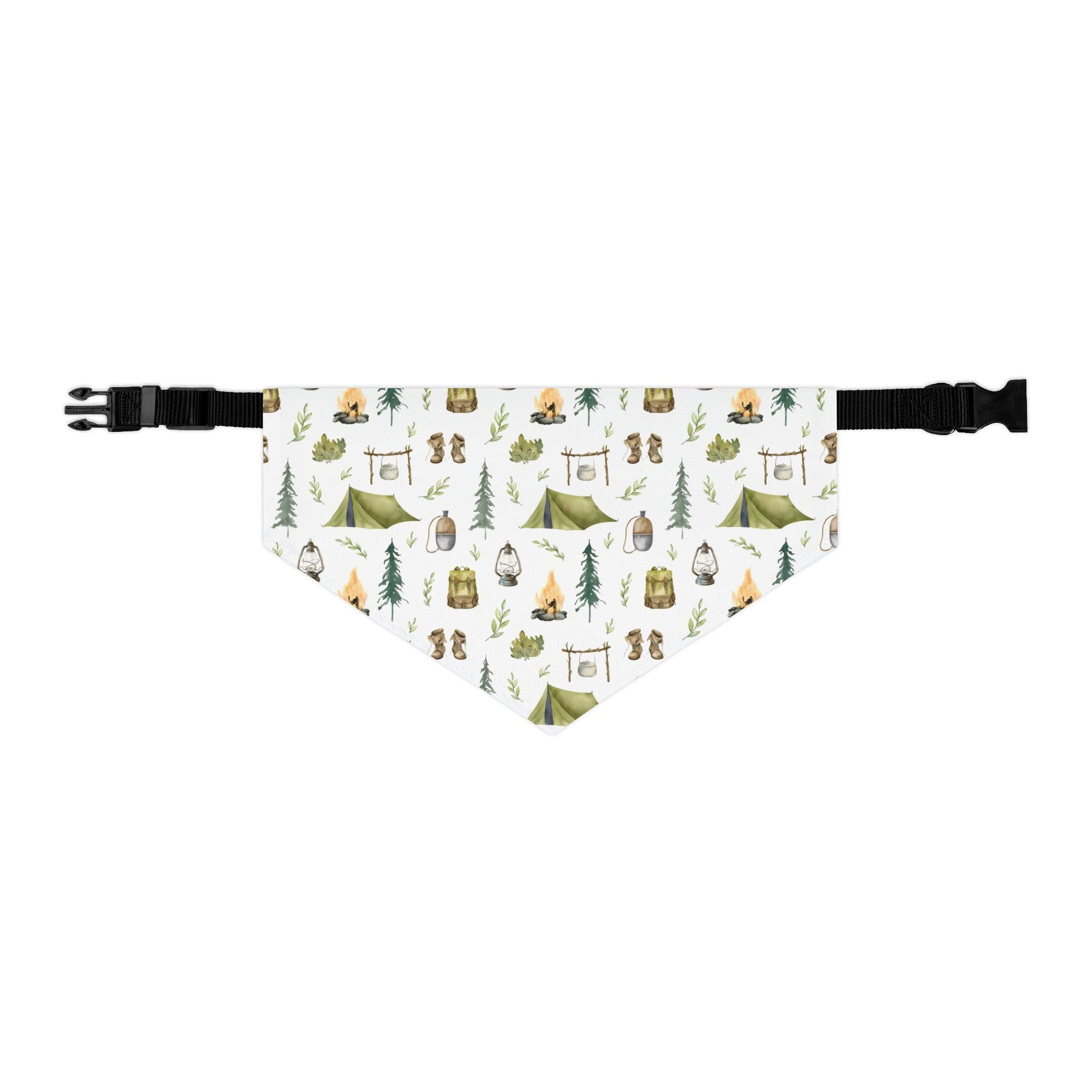 Camping Gear Pet Bandana Collar - Canvasses