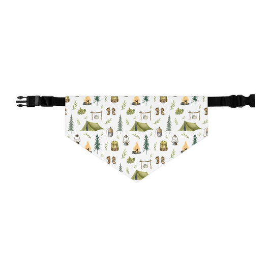 Camping Gear Pet Bandana Collar - Canvasses