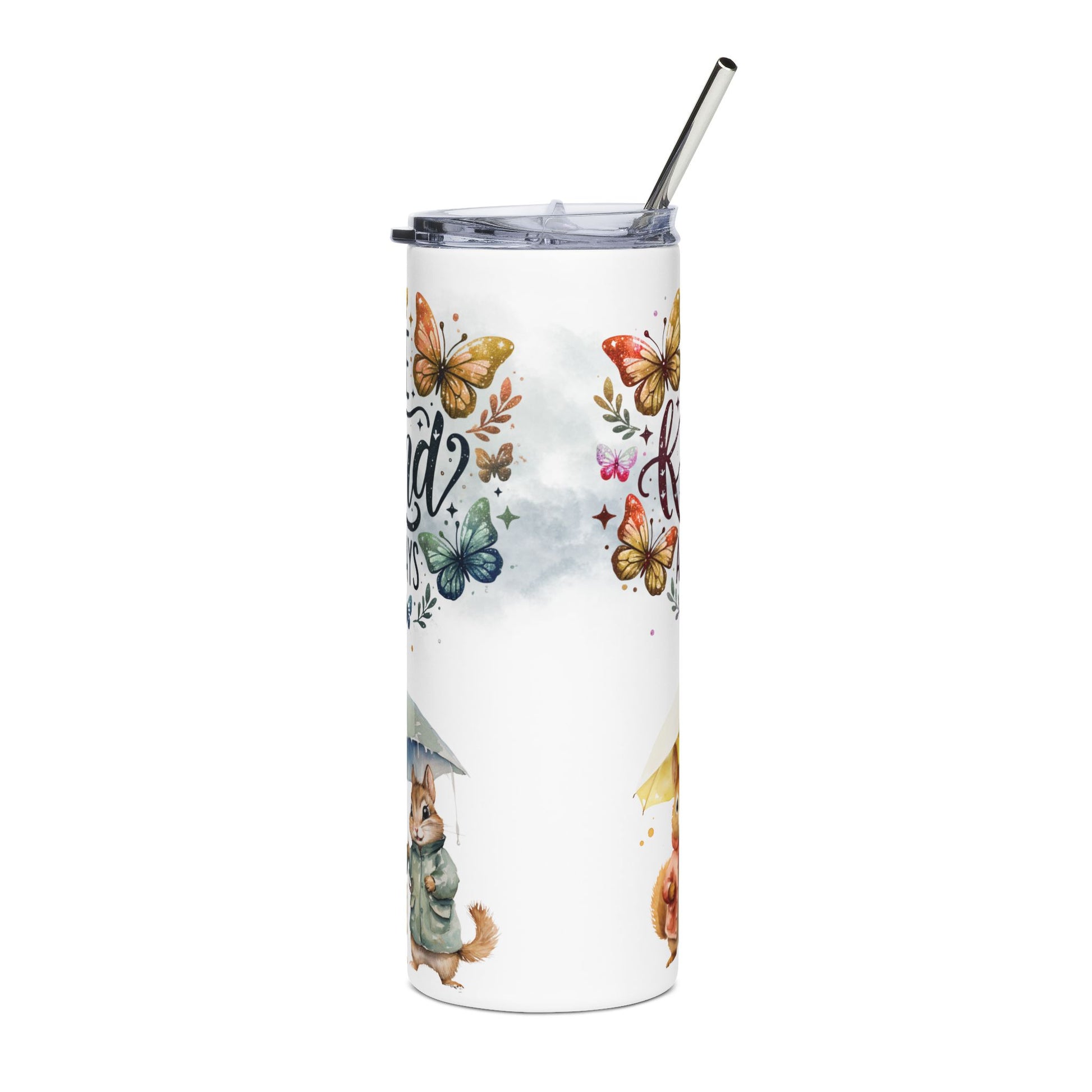 Kind Squirrel 20 oz Skinny Tumbler - Canvasses