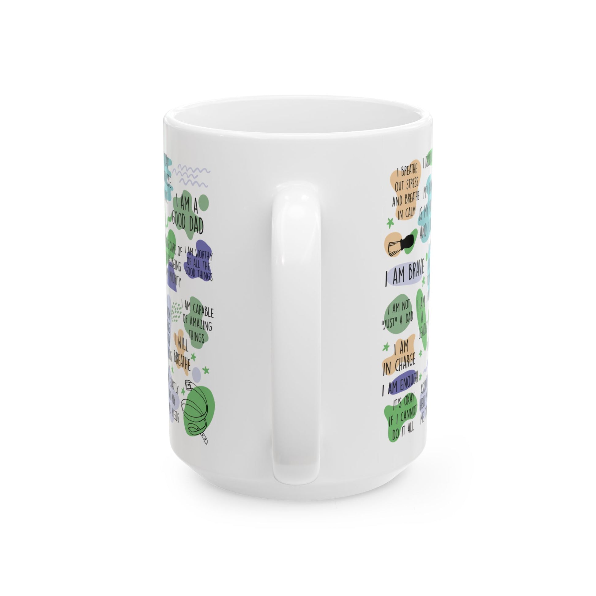 Dad Daily Affirmations Coffee Mug - Canvasses