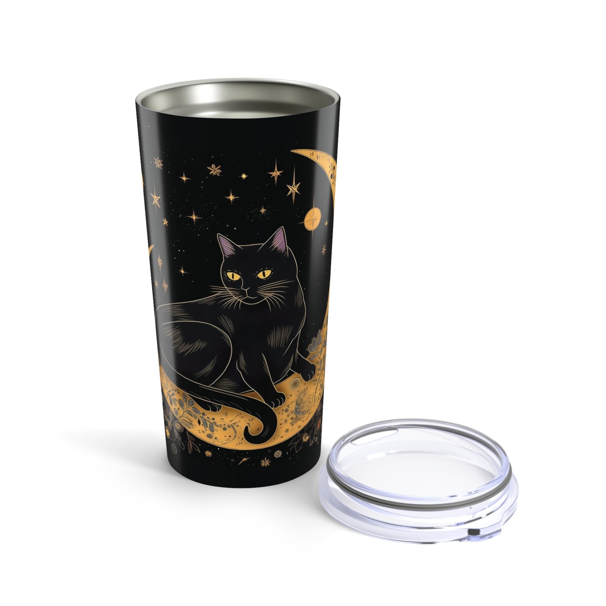 Celestial Cat 20 oz Stainless Steel Tumbler - Canvasses