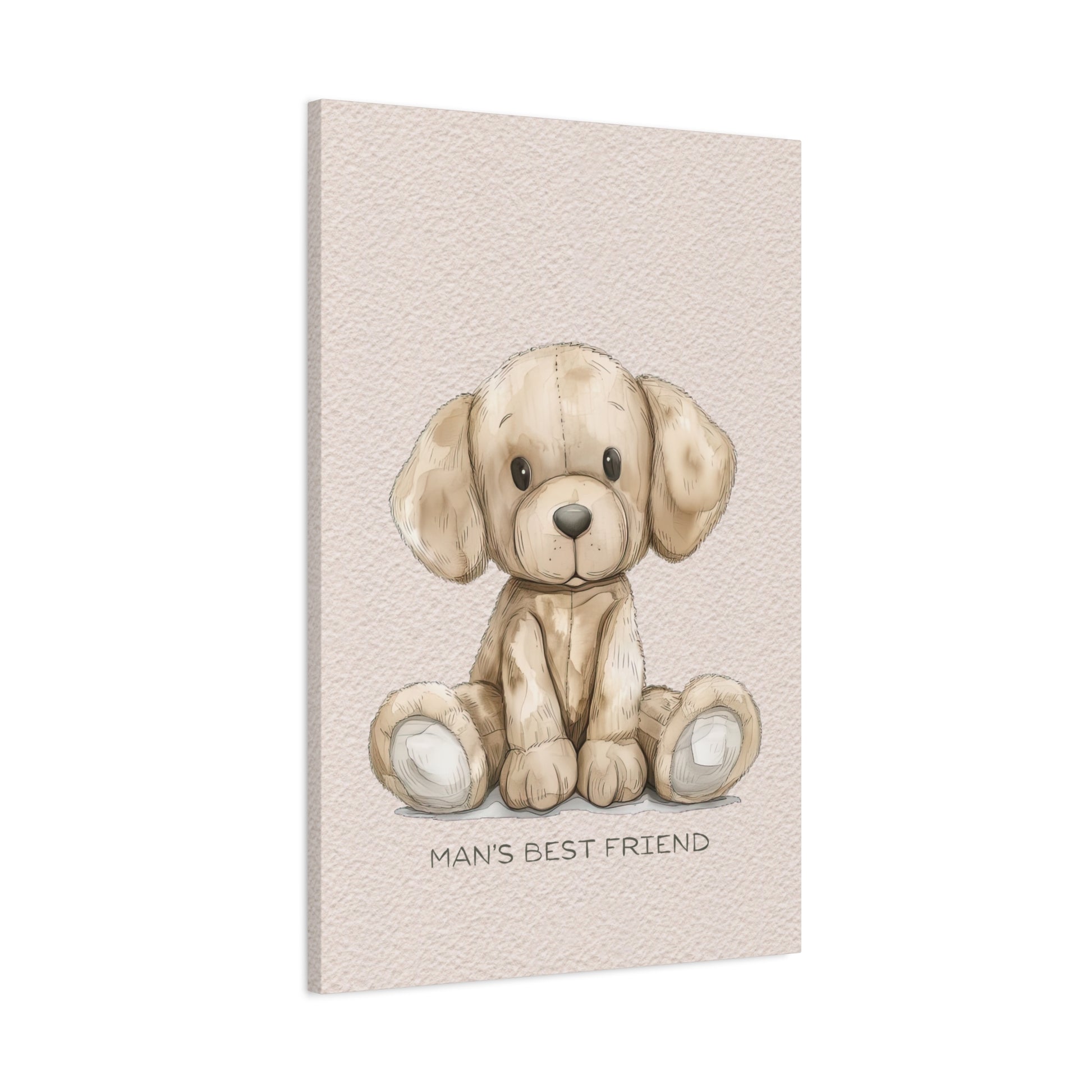 Man's Best Friend Canvas Wall Art Vertical - Canvasses