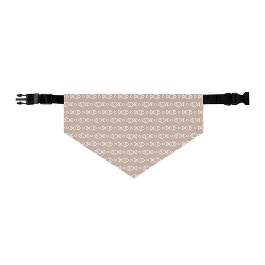 Endless Fishes Pet Bandana Collar - Canvasses
