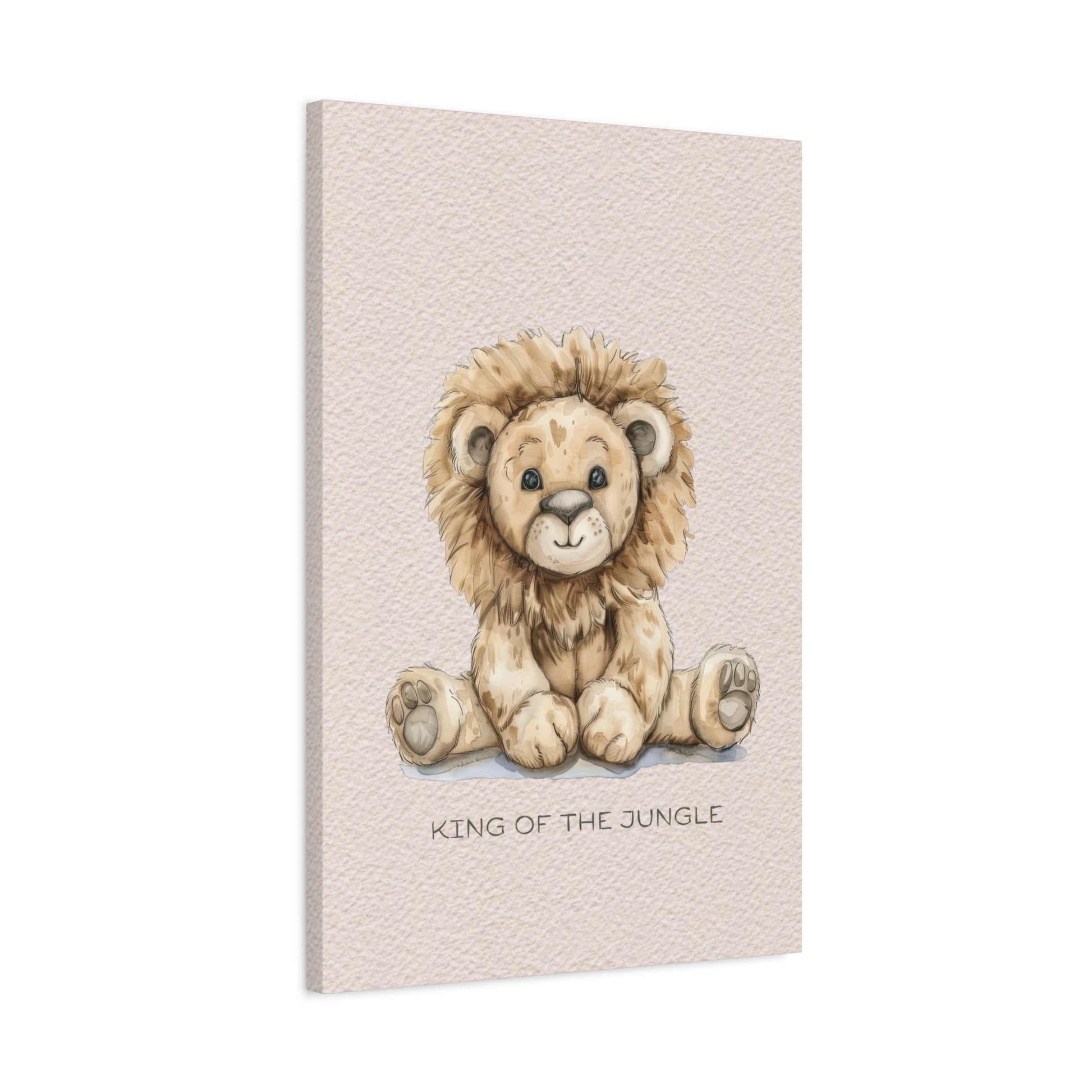 King of the Jungle Canvas Wall Art Vertical - Canvasses