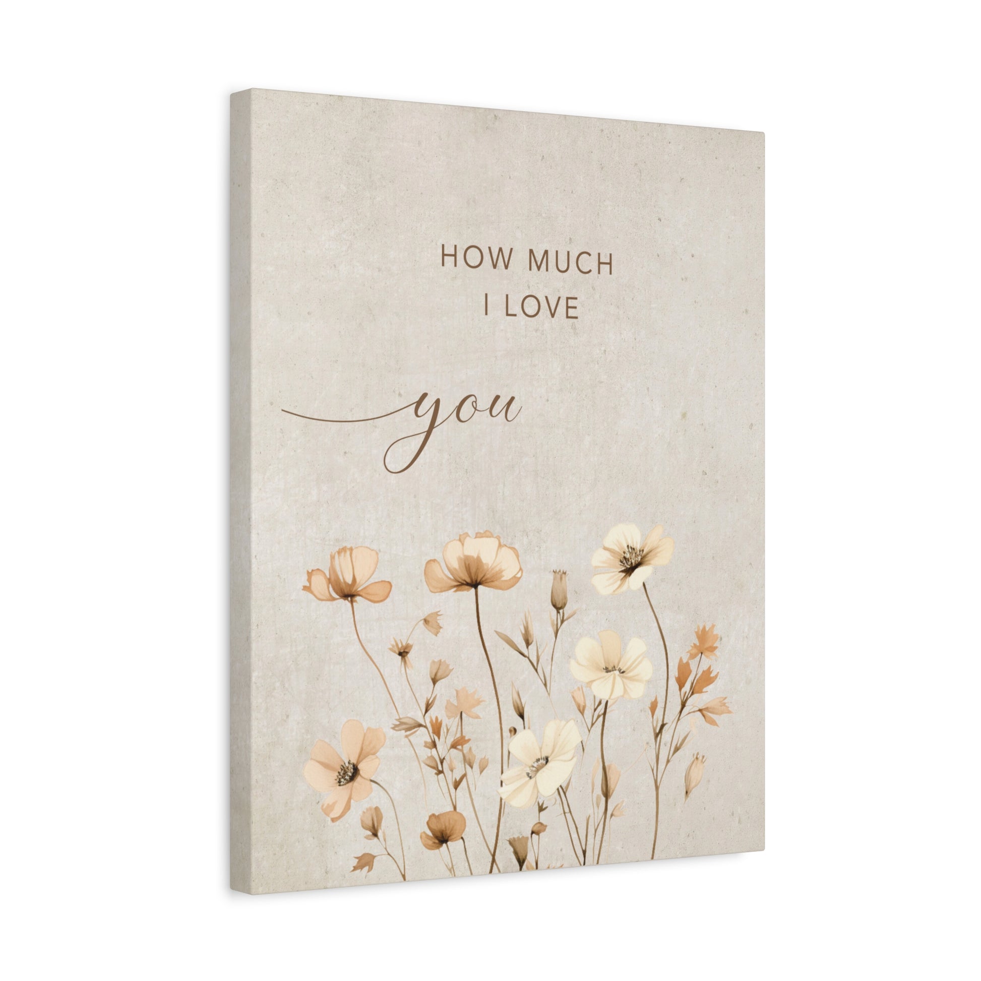 Dearest Wildflower II Canvas Wall Art Vertical - Canvasses