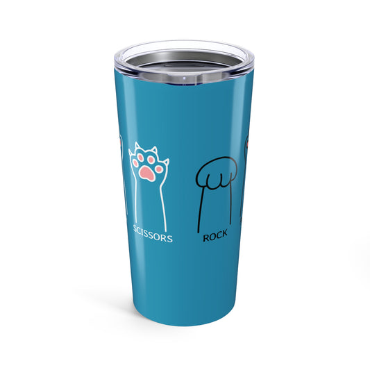 Rock Paper Scissors 20 oz Stainless Steel Tumbler - Canvasses