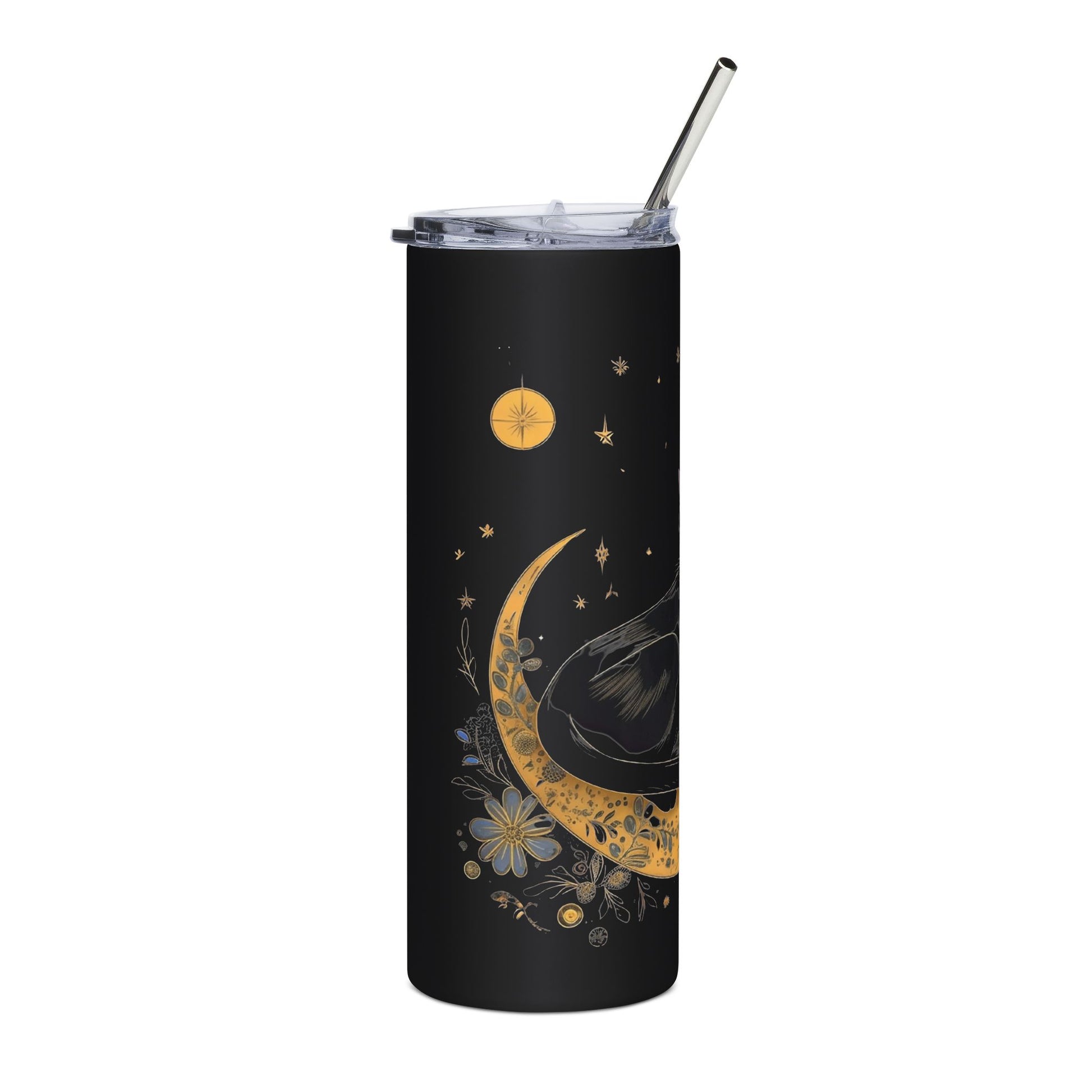 Celestial Cat 20 oz Skinny Tumbler - Canvasses