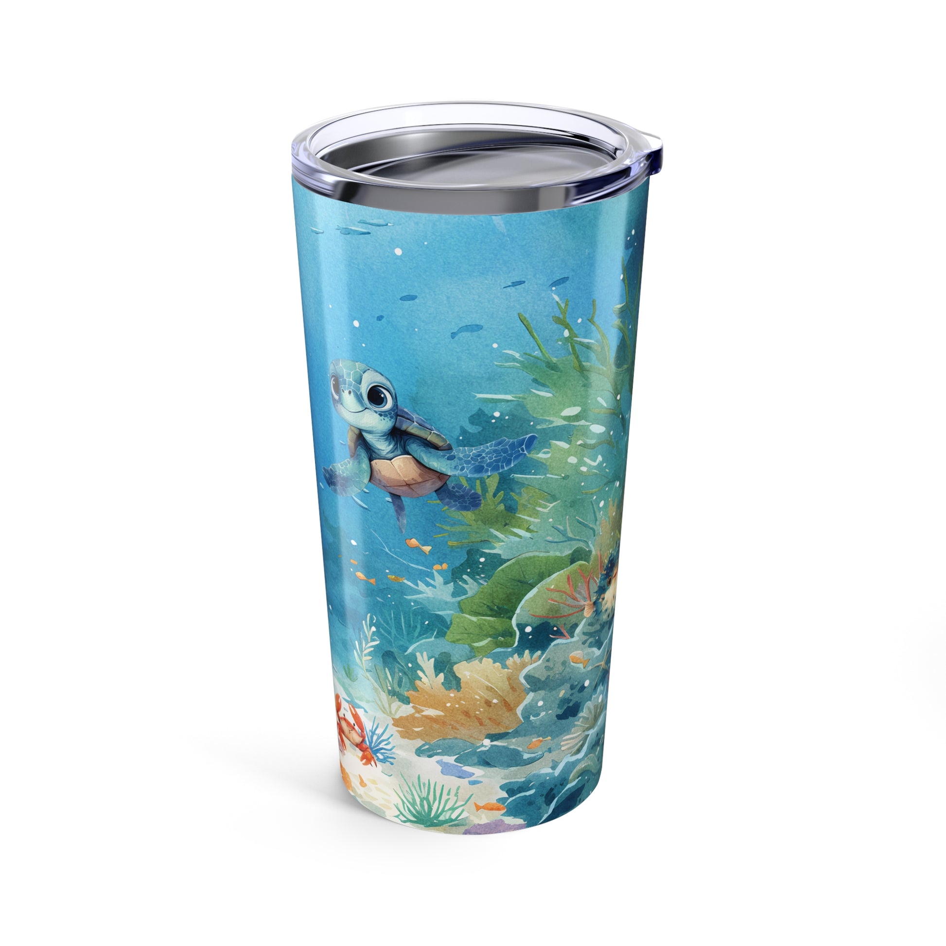 Underwater Turtles 20 oz Stainless Steel Tumbler - Canvasses