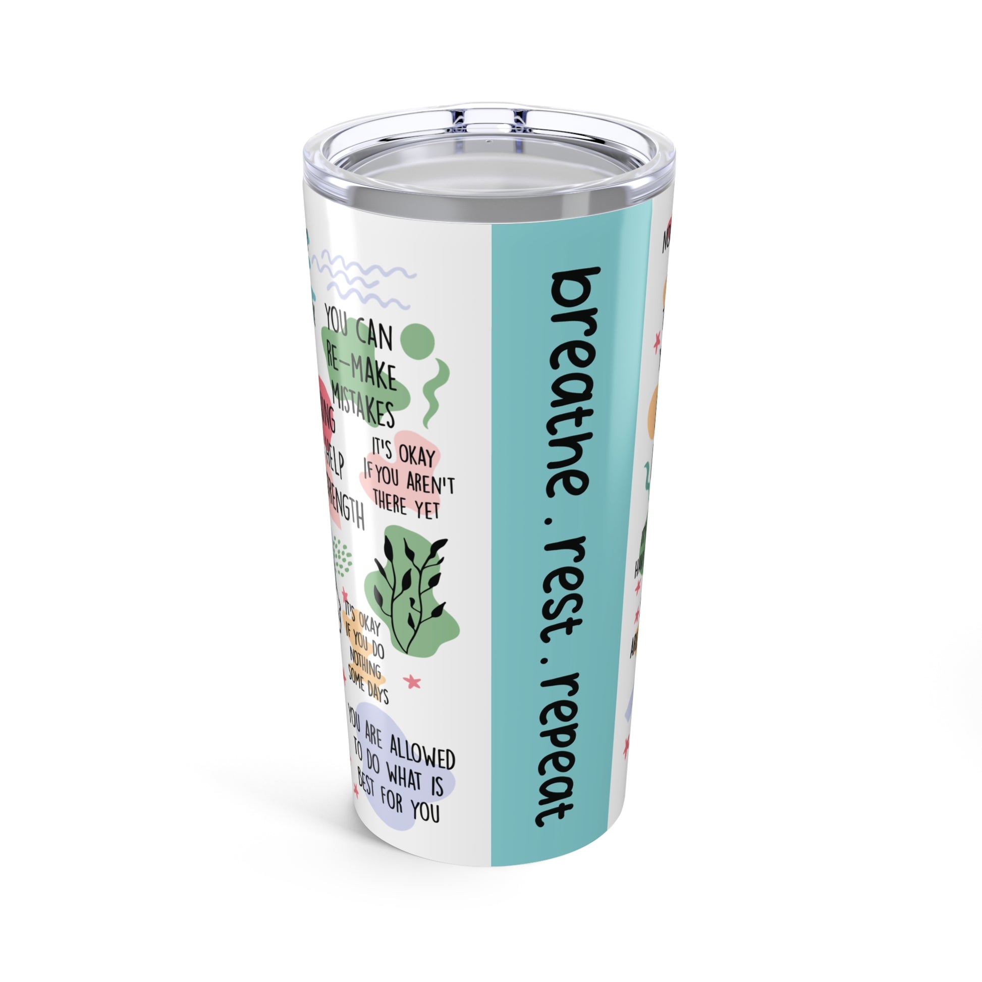 Mental Health Awareness 20 oz Stainless Steel Tumbler - Canvasses