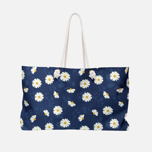 Blue Daisies Everything Bag - Canvasses