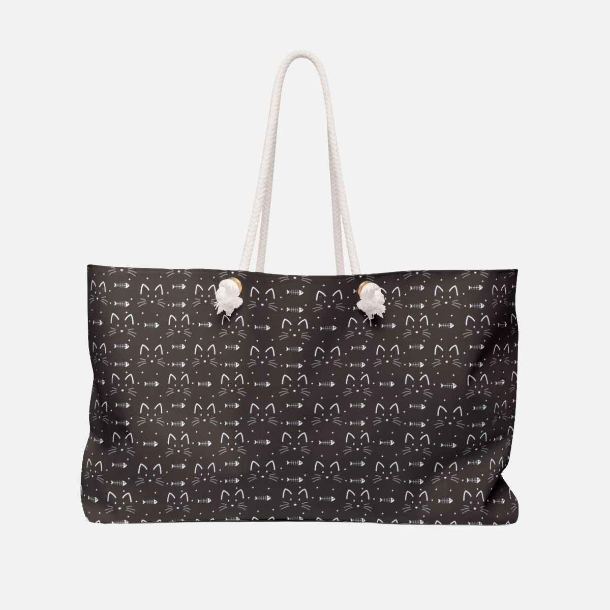 Cat Face Oversized Bag - Canvasses