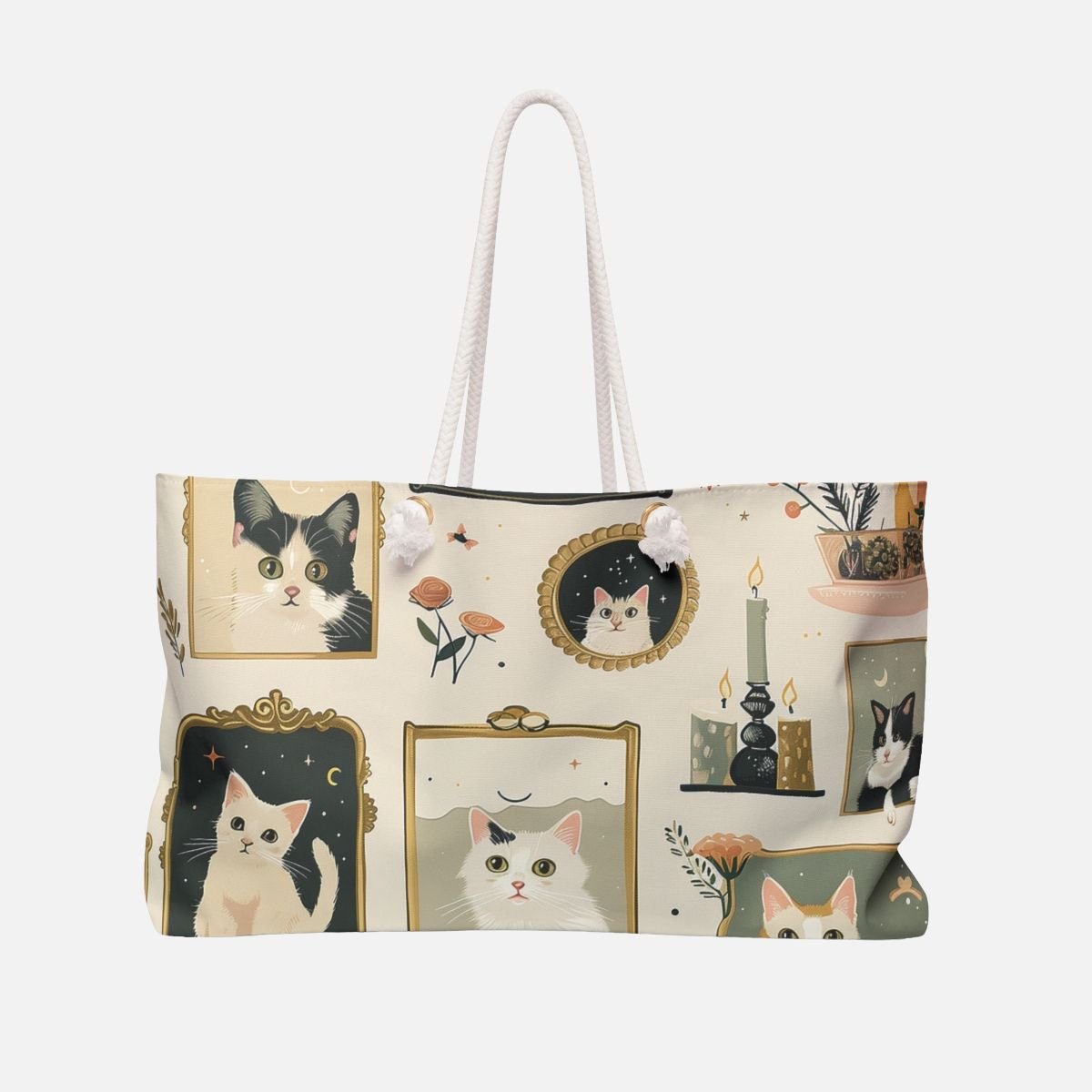 Cat Frames Oversized Bag - Canvasses