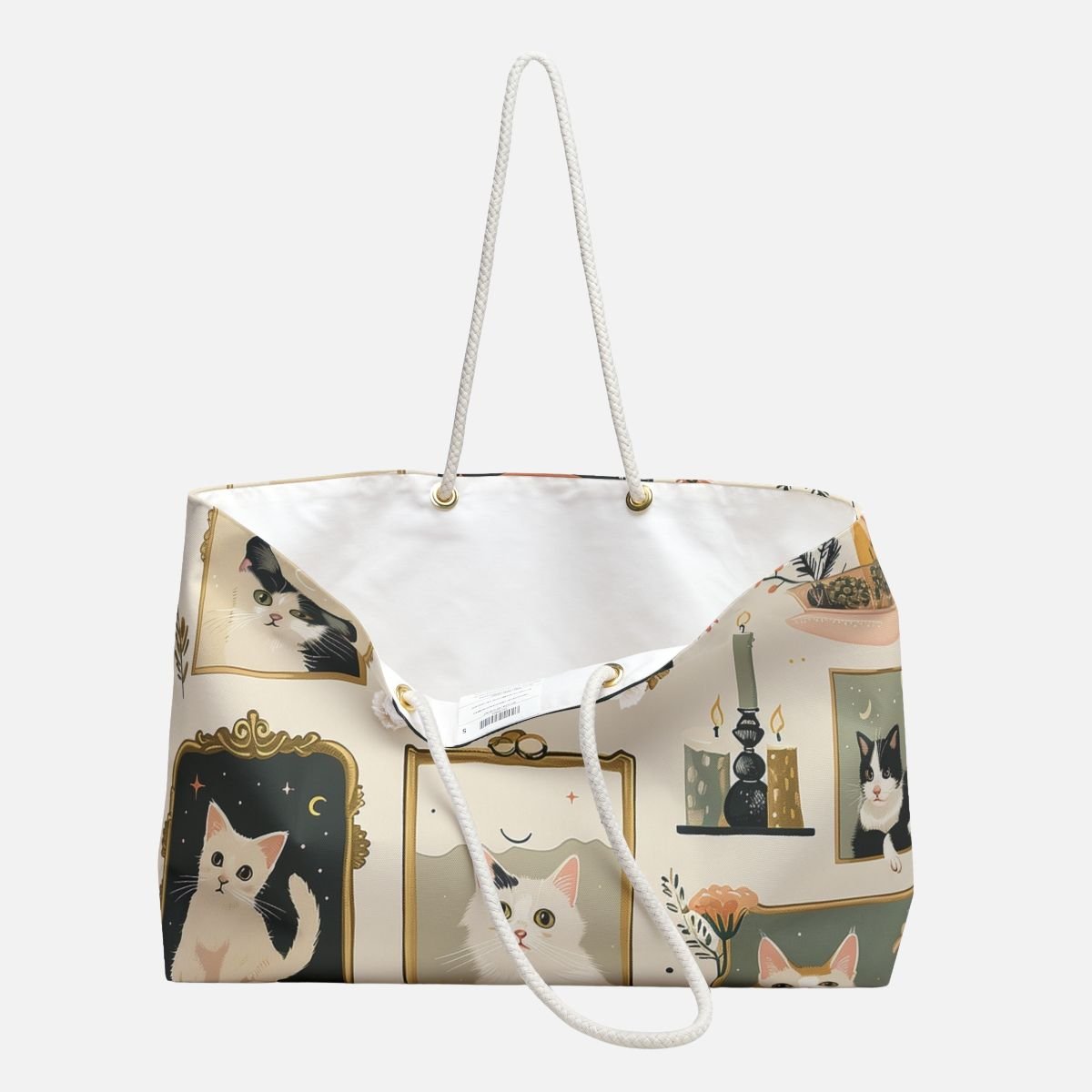 Cat Frames Oversized Bag - Canvasses