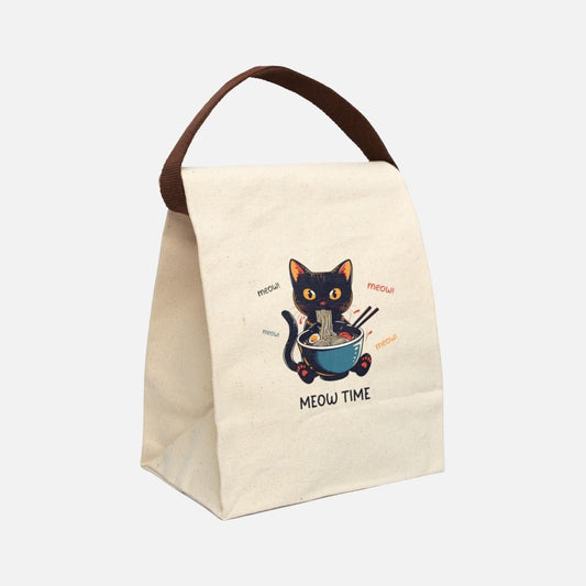 Cat Ramen Canvas Lunch Bag - Canvasses