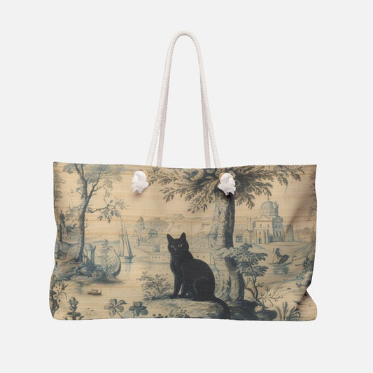 Chinoiserie Kitty Weekender Bag - Canvasses
